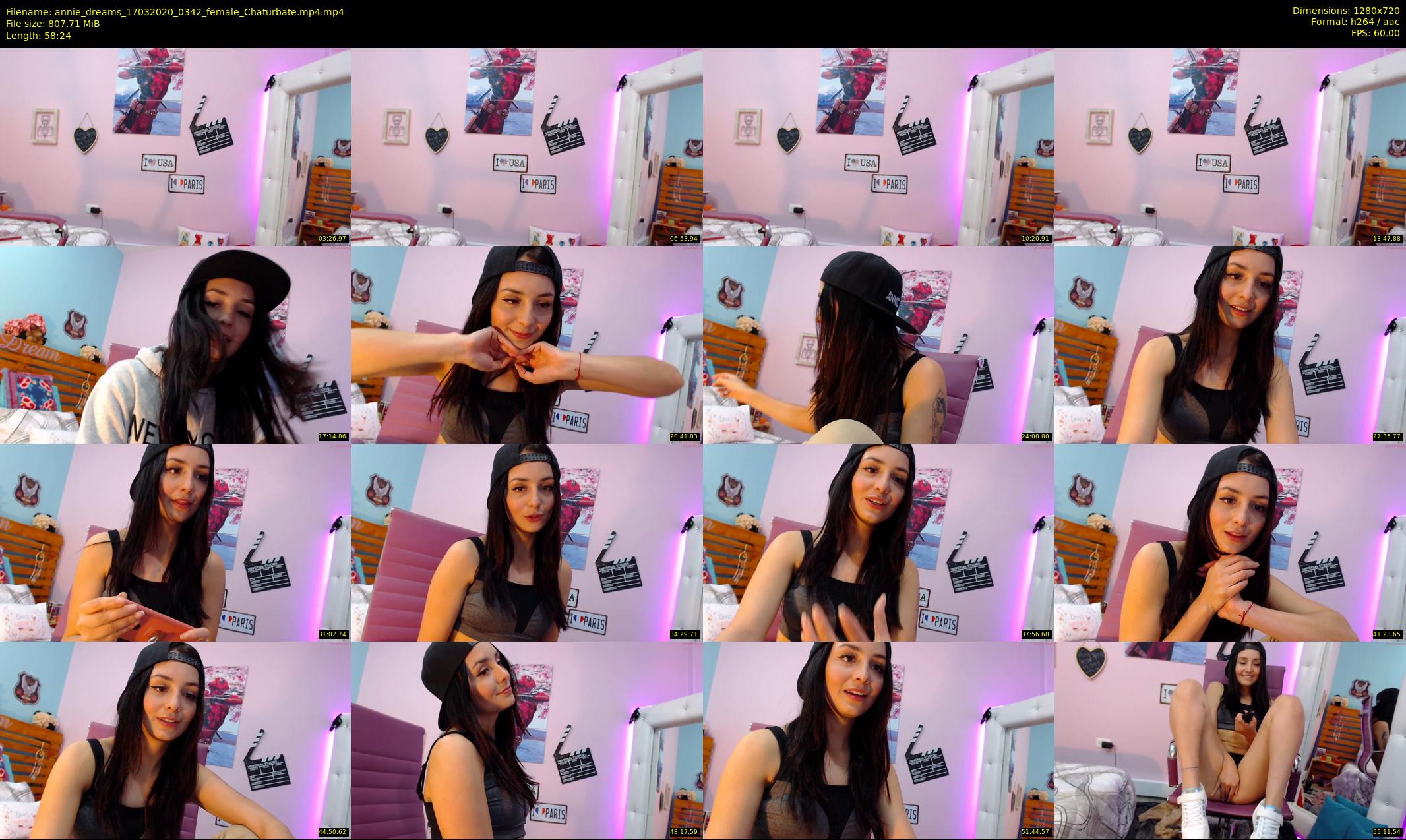 annie_dreams — 59 minute Chaturbate female cam show recording, 720p, Mar 17, 2020