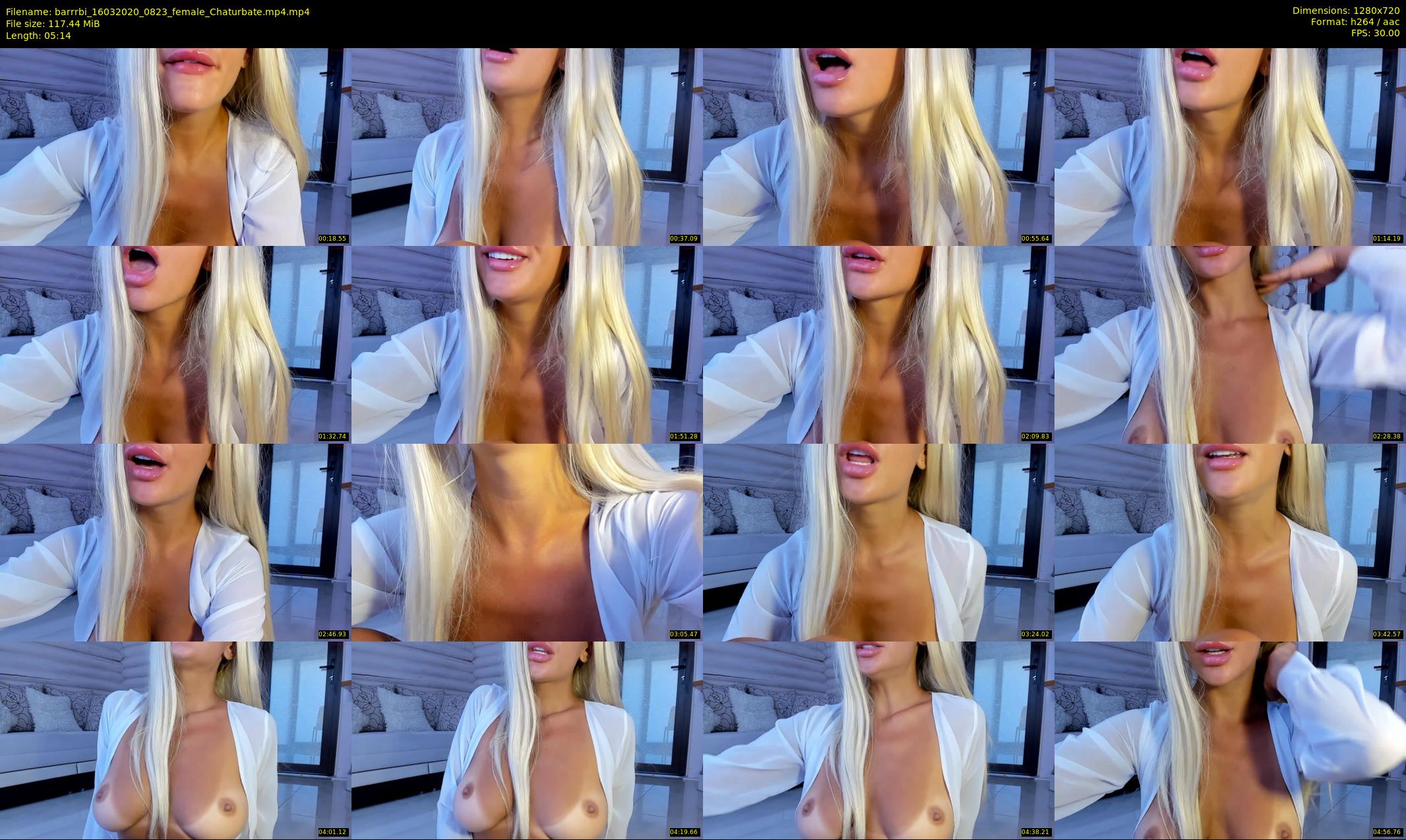 barrrbi — 6 minute Chaturbate female cam show recording, 720p, Mar 16, 2020