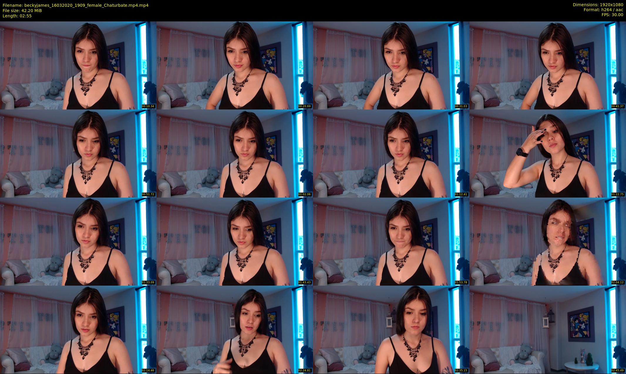 beckyjames — 3 minute Chaturbate female cam show recording, 1080p, Mar 16, 2020