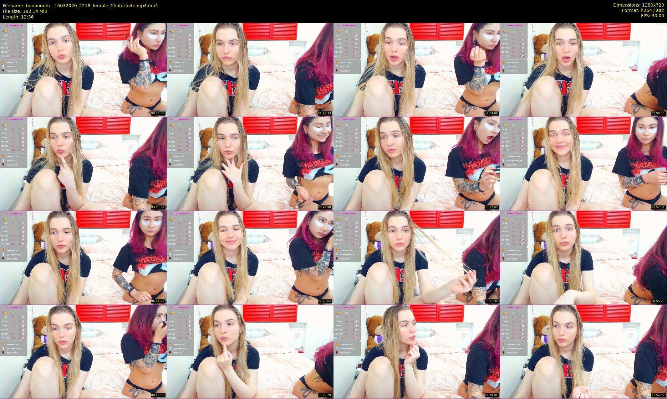 boooooom_ — 13 minute Chaturbate female cam show recording, 720p, Mar 16, 2020