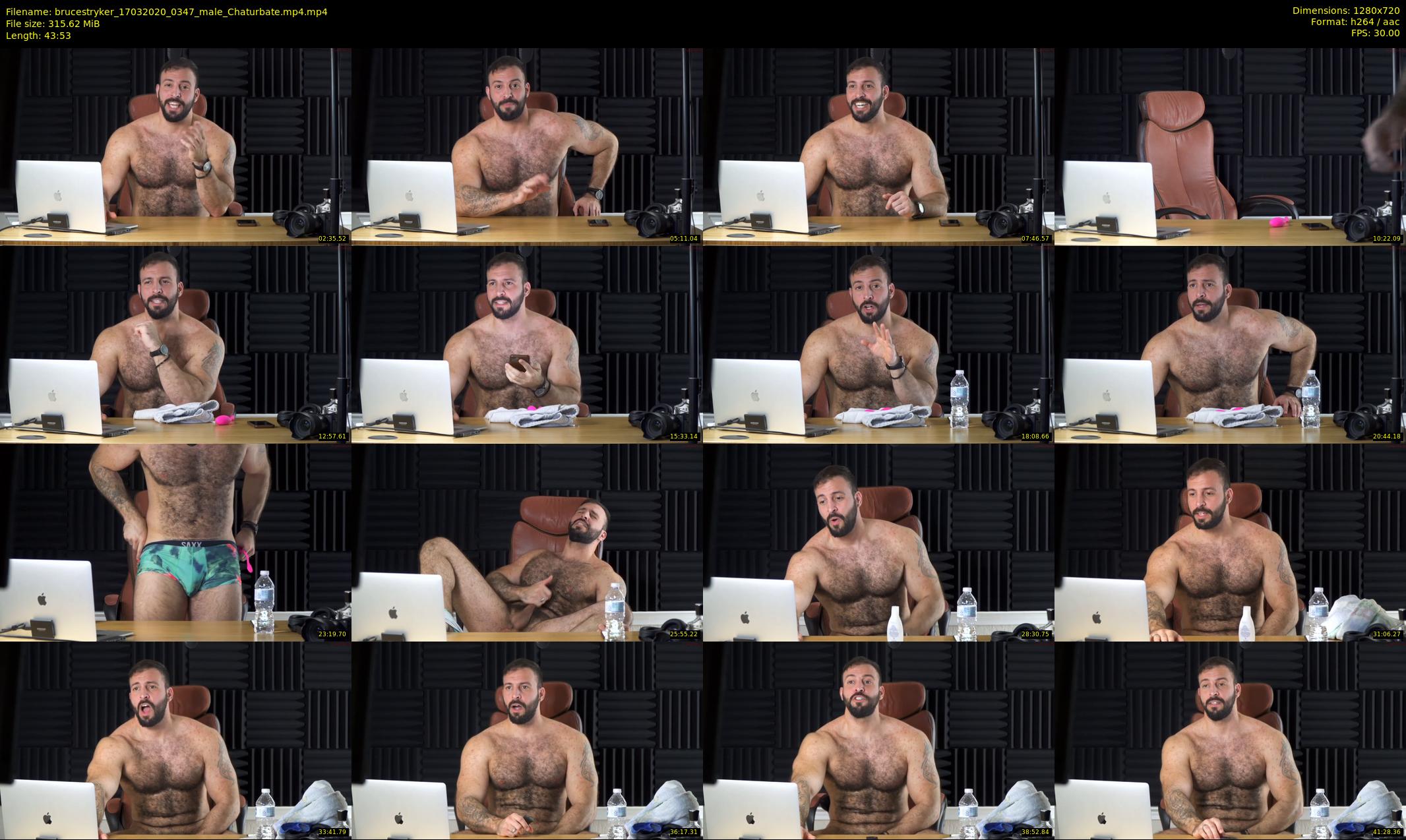 brucestryker — 44 minute Chaturbate male cam show recording, 720p, Mar 17, 2020