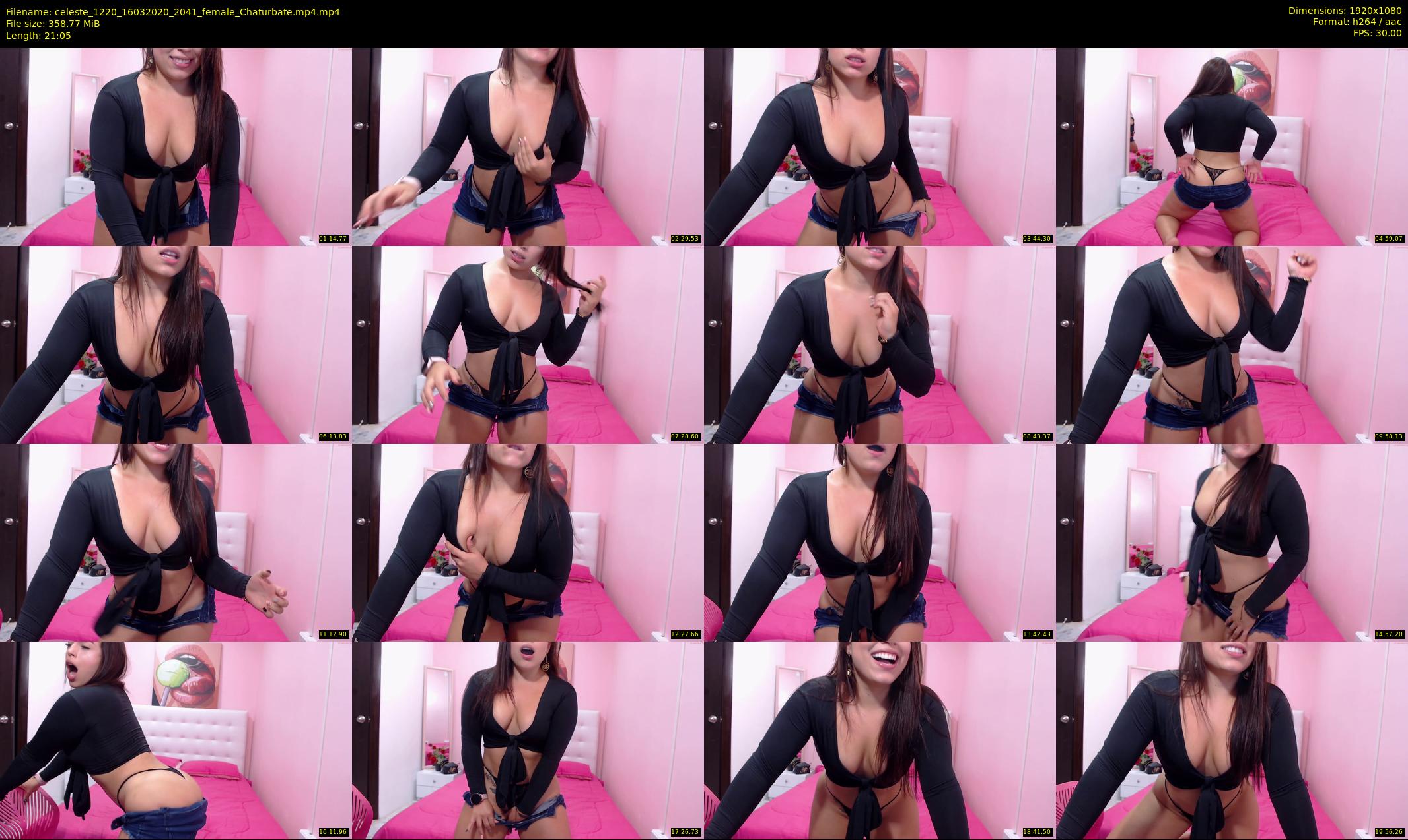 celeste_1220 — 22 minute Chaturbate female cam show recording, 1080p, Mar 16, 2020