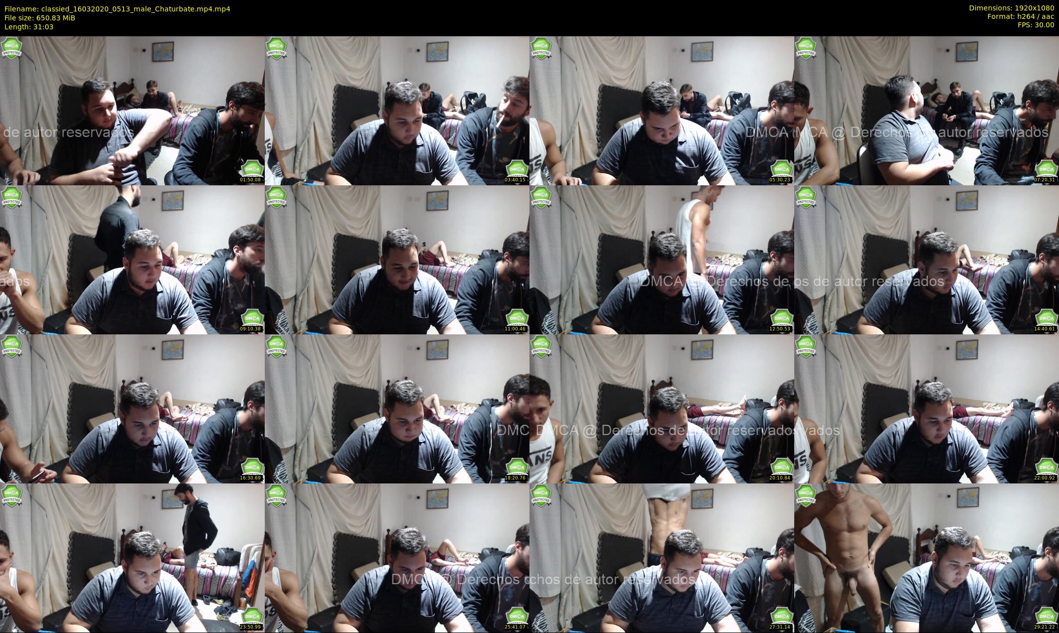 classied — 32 minute Chaturbate male cam show recording, 1080p, Mar 16, 2020