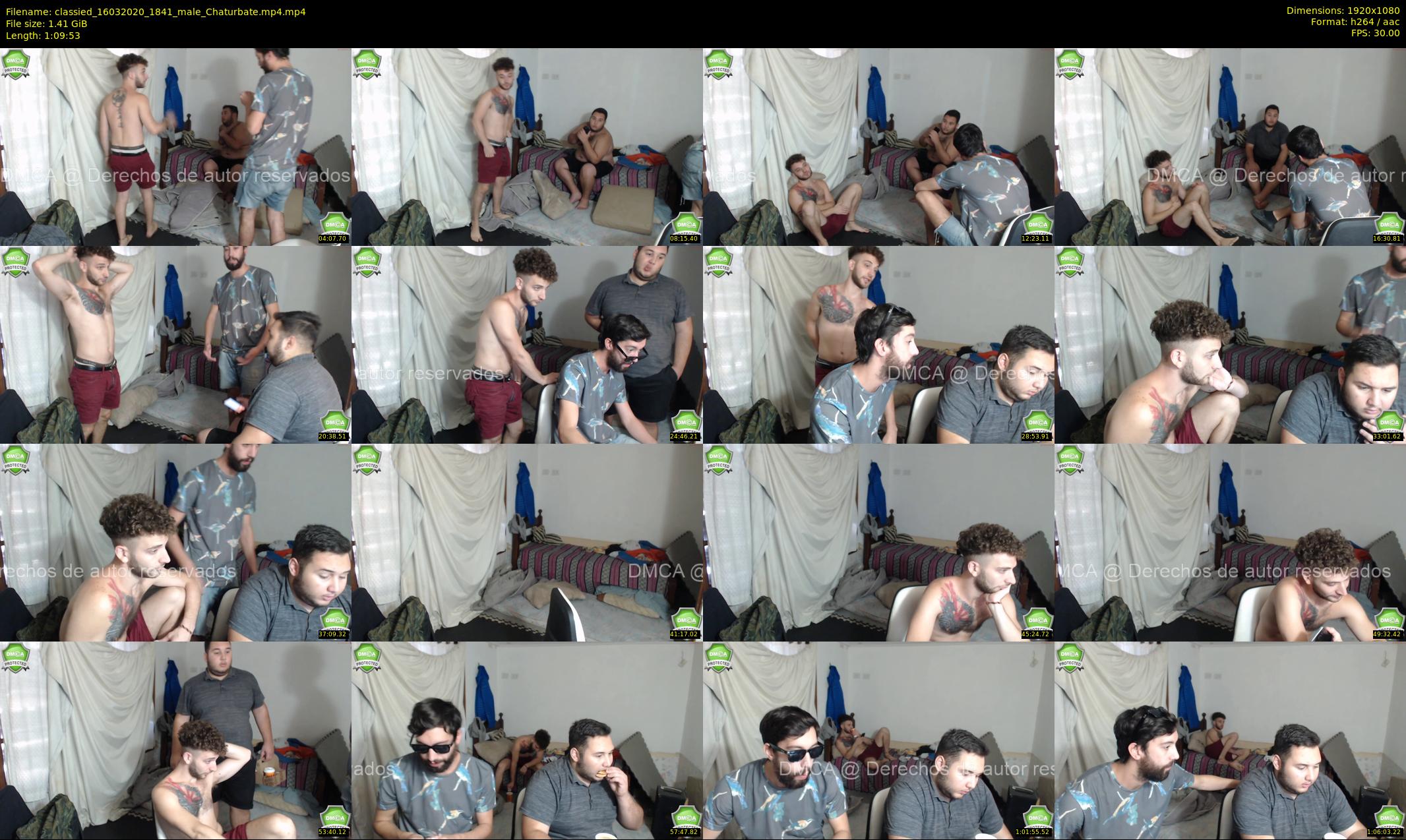 classied — 70 minute Chaturbate male cam show recording, 1080p, Mar 16, 2020