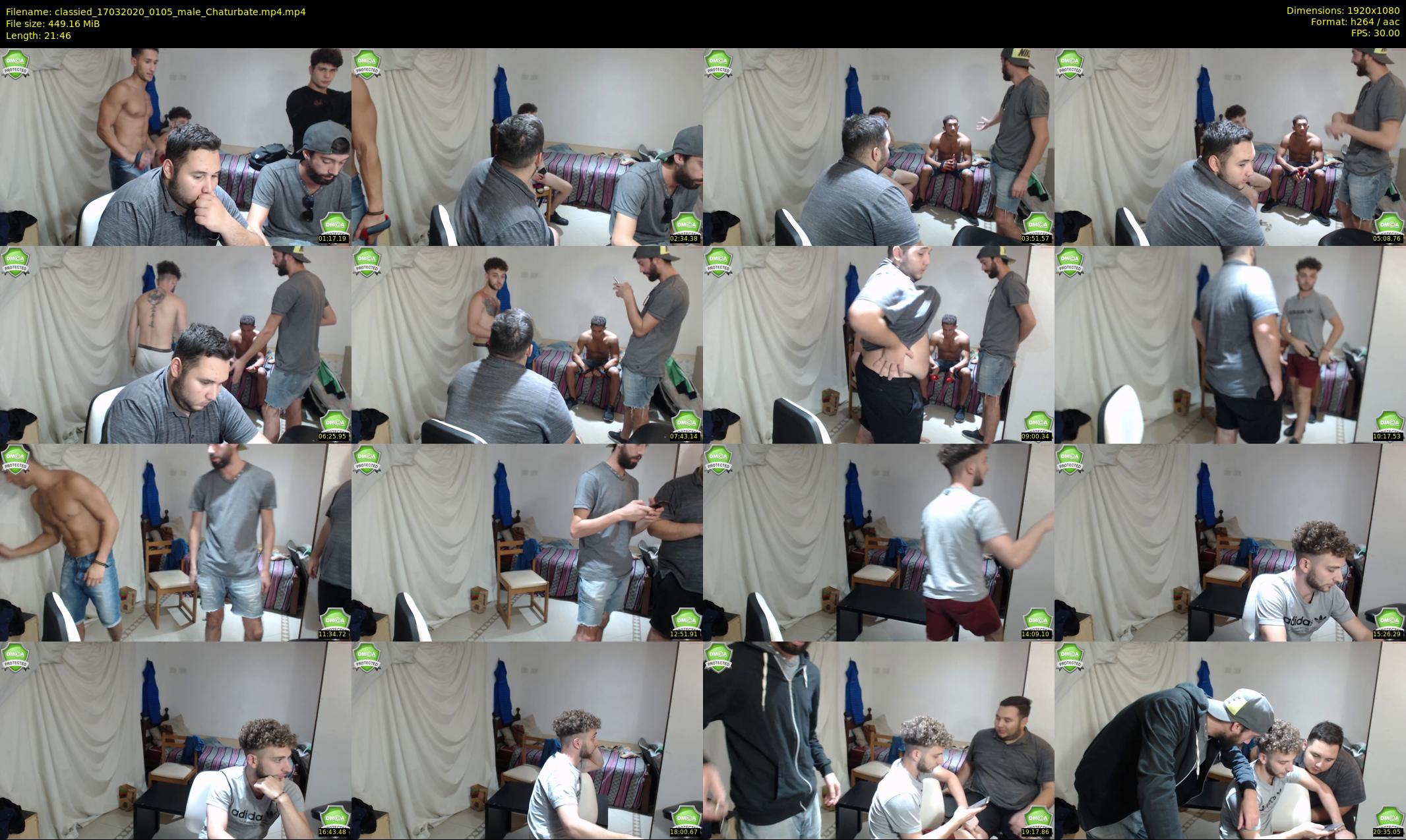 classied — 22 minute Chaturbate male cam show recording, 1080p, Mar 17, 2020