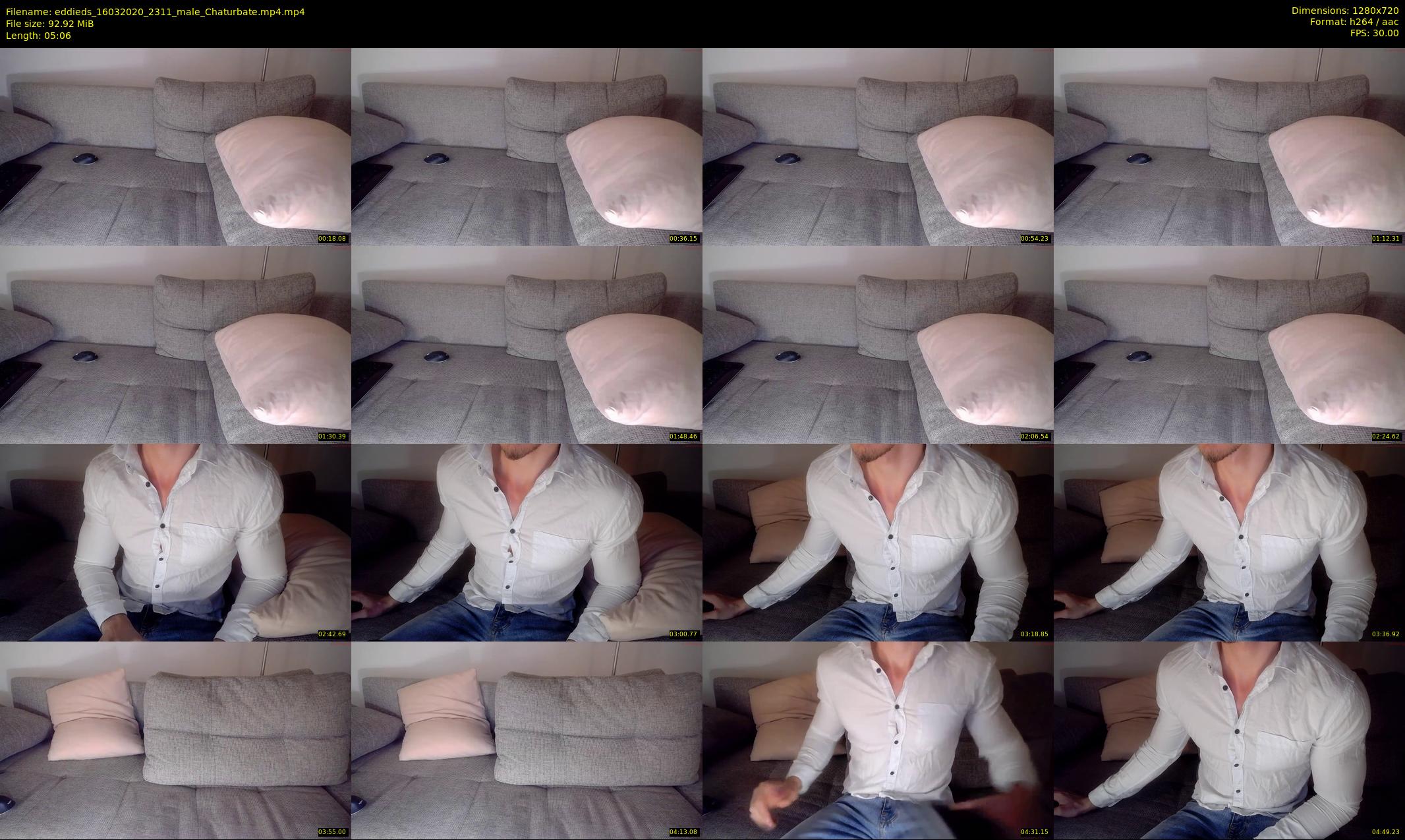 eddieds — 6 minute Chaturbate male cam show recording, 720p, Mar 16, 2020