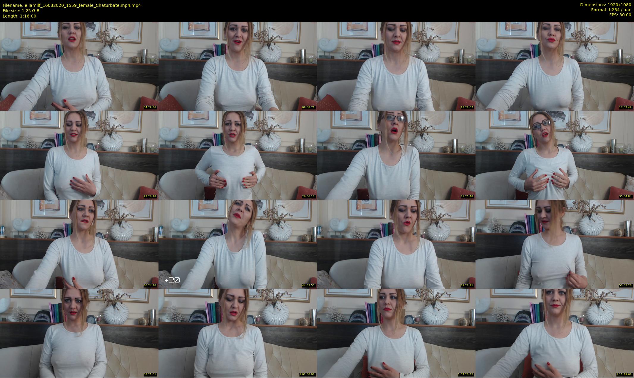 ellamilf — 76 minute Chaturbate female cam show recording, 1080p, Mar 16, 2020