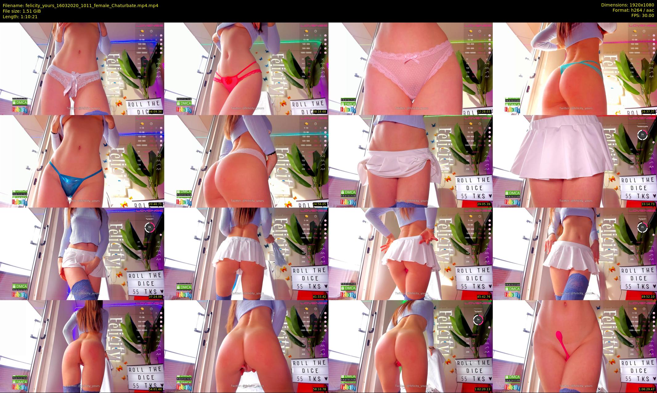 felicity_yours — 71 minute Chaturbate female cam show recording, 1080p, Mar 16, 2020