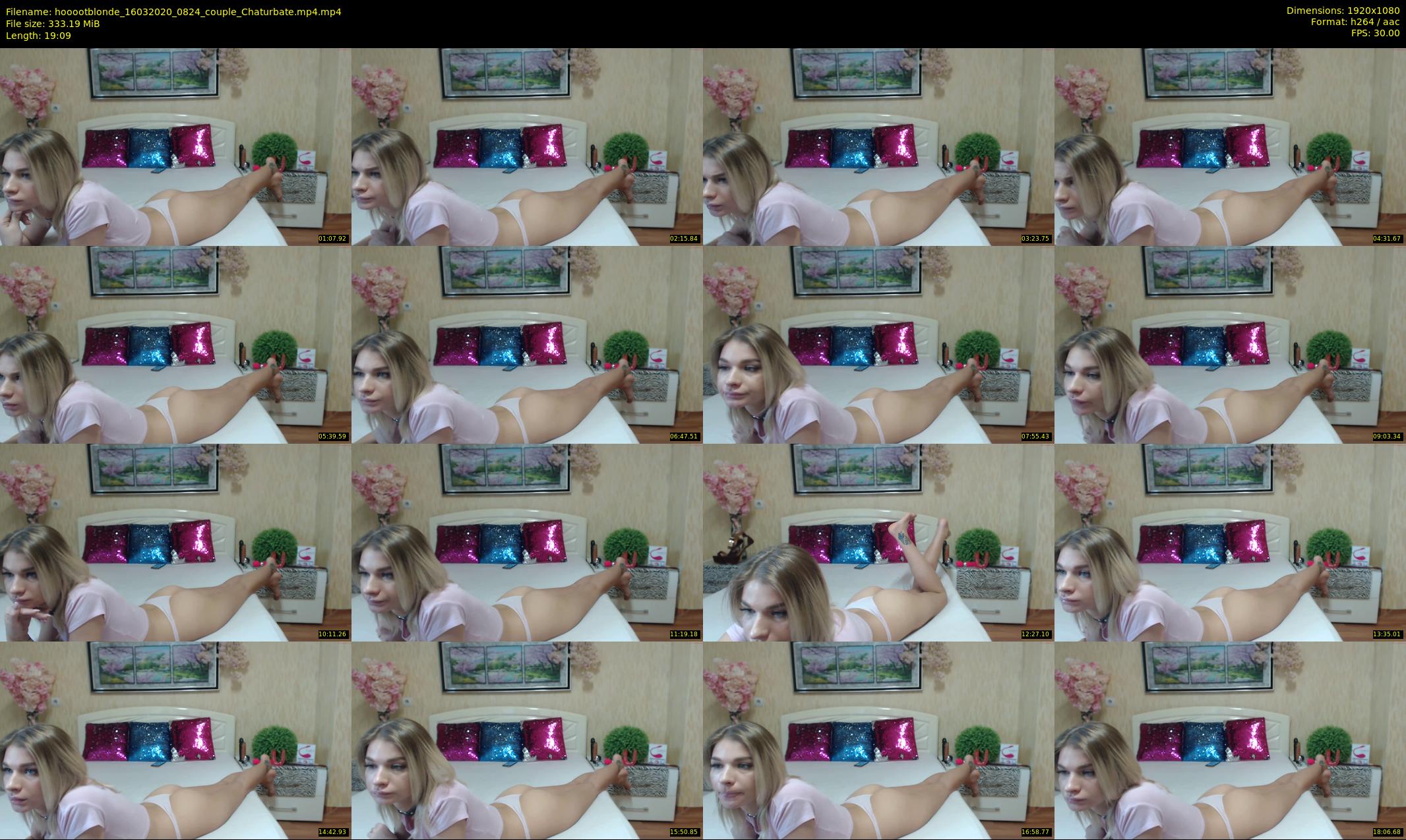hooootblonde — 20 minute Chaturbate female cam show recording, 1080p, Mar 16, 2020