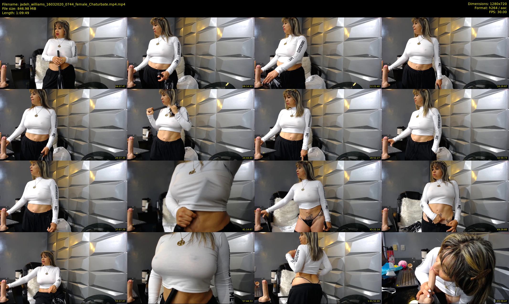jadeh_williams — 70 minute Chaturbate female cam show recording, 720p, Mar 16, 2020