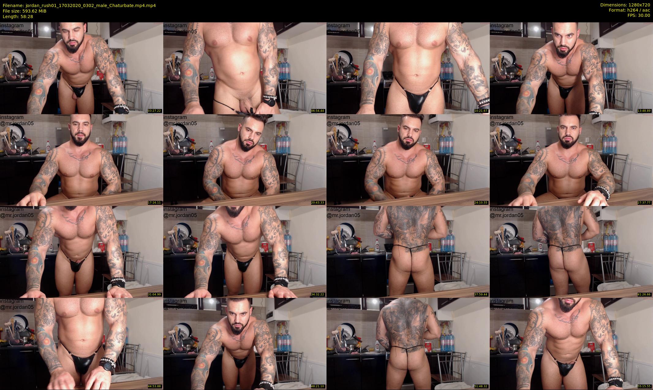 jordan_rush01 — 59 minute Chaturbate male cam show recording, 720p, Mar 17, 2020