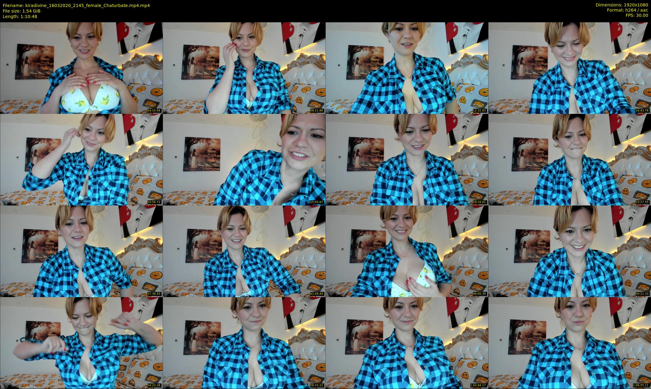 kiradivine — 71 minute Chaturbate female cam show recording, 1080p, Mar 16, 2020