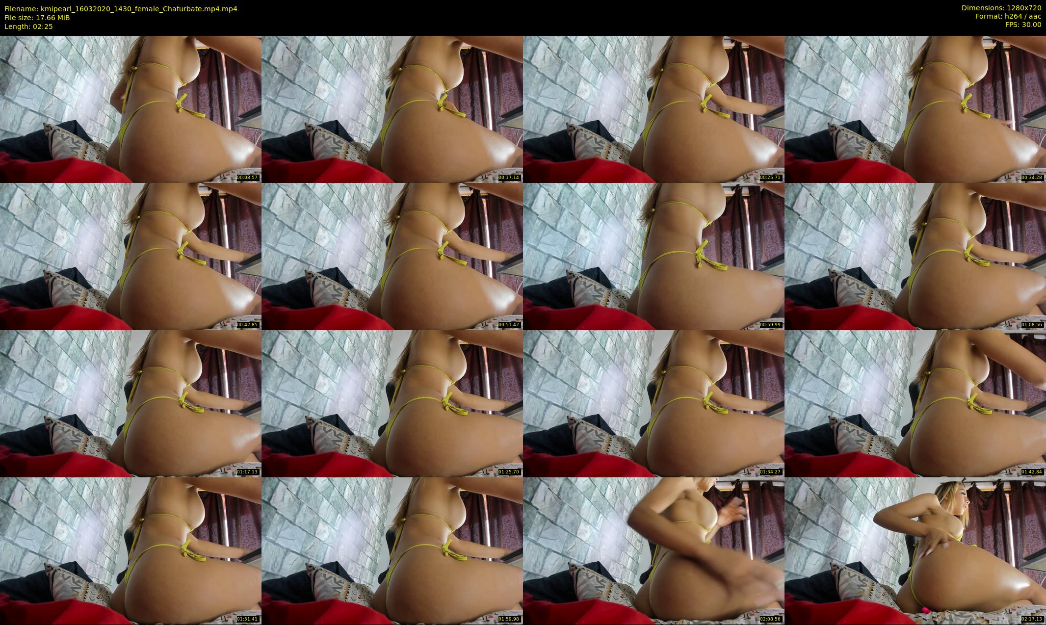 kmipearl — 3 minute Chaturbate female cam show recording, 720p, Mar 16, 2020