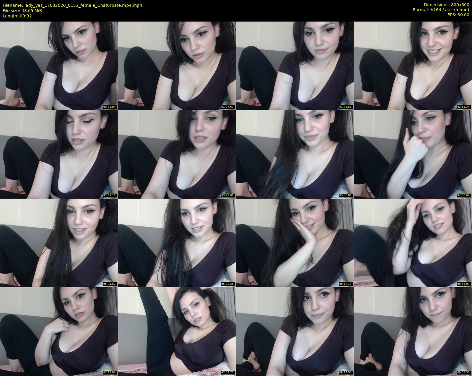 lady_yas — 10 minute Chaturbate female cam show recording, 480p, Mar 17, 2020