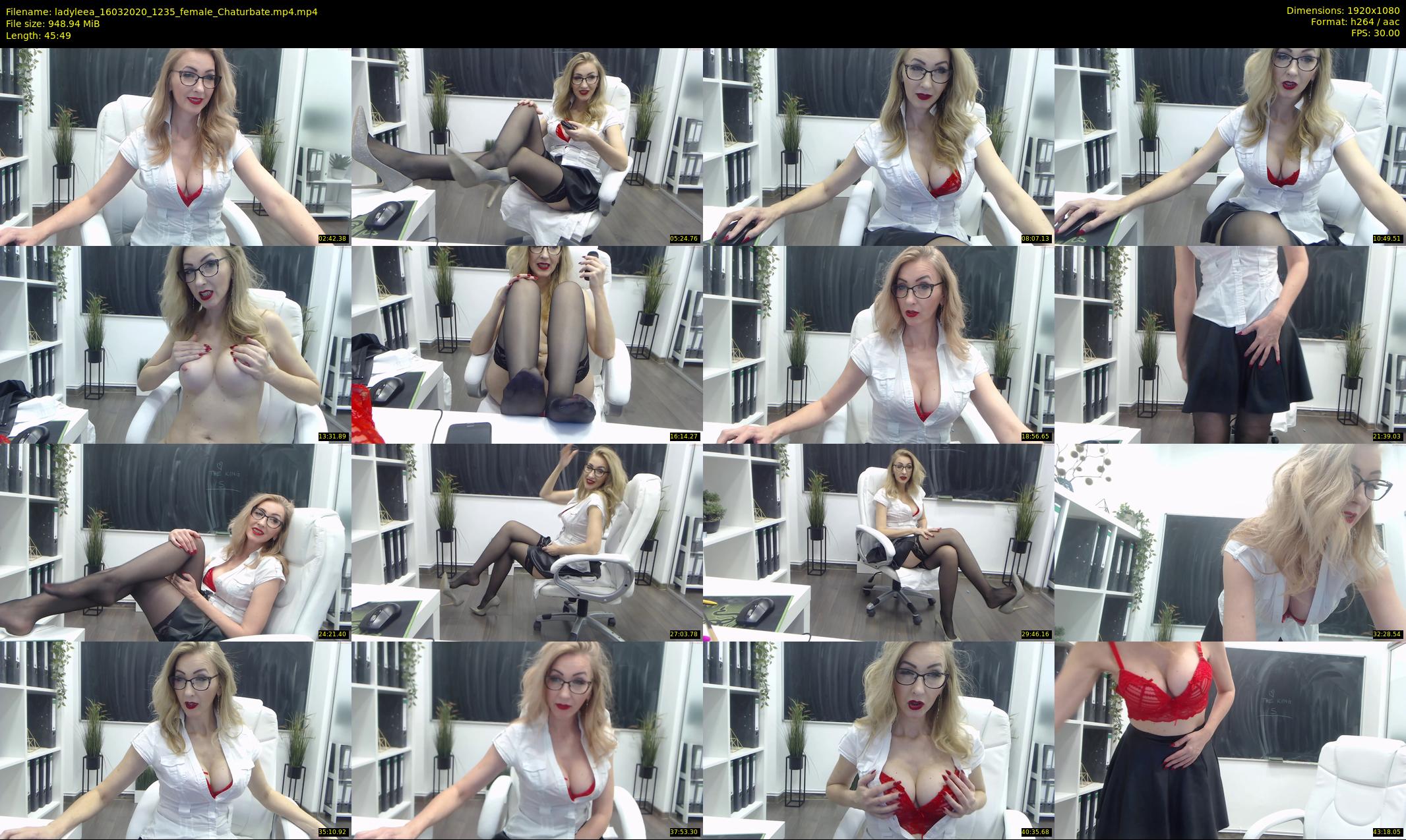 ladyleea — 46 minute Chaturbate female cam show recording, 1080p, Mar 16, 2020