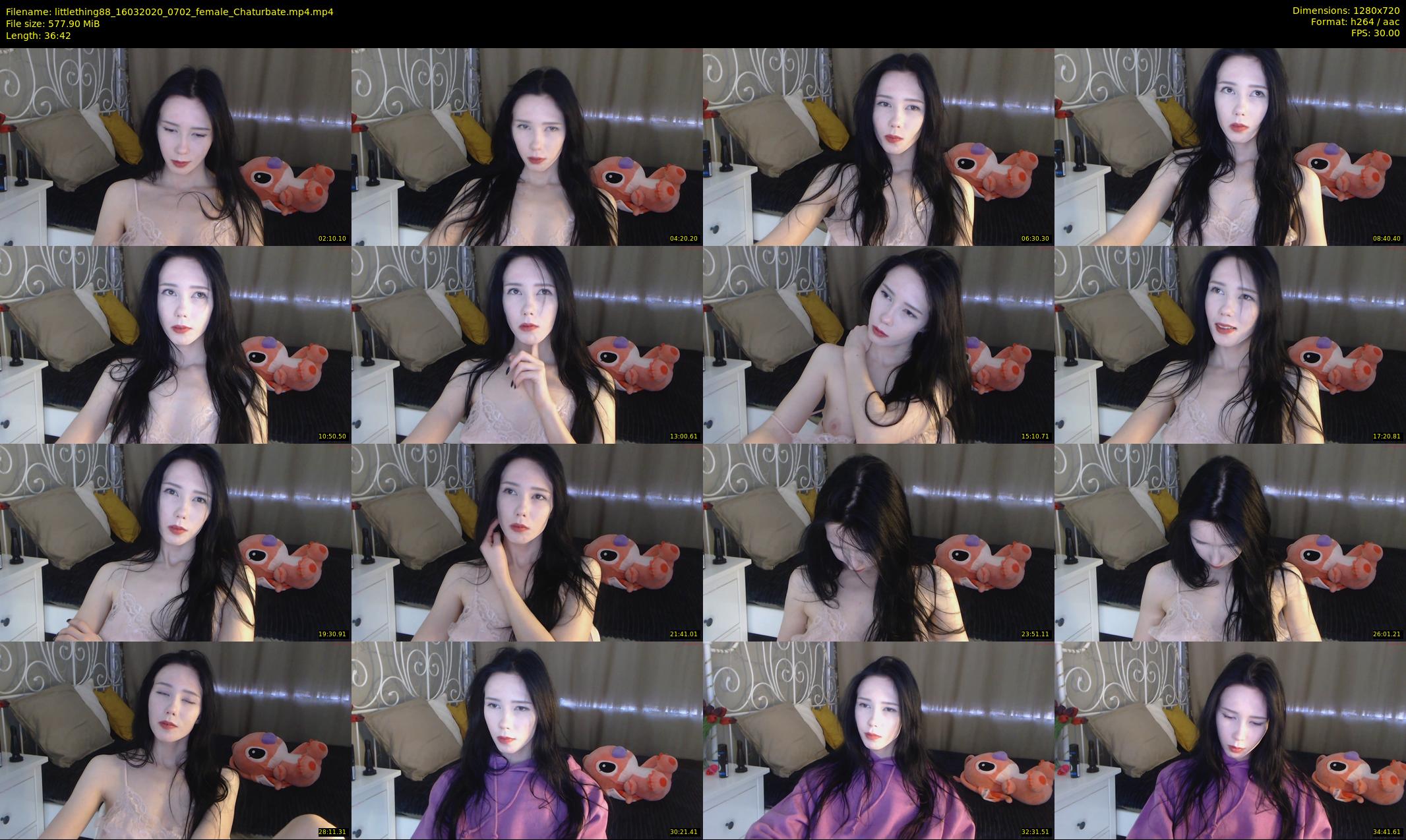 littlething88 — 37 minute Chaturbate female cam show recording, 720p, Mar 16, 2020