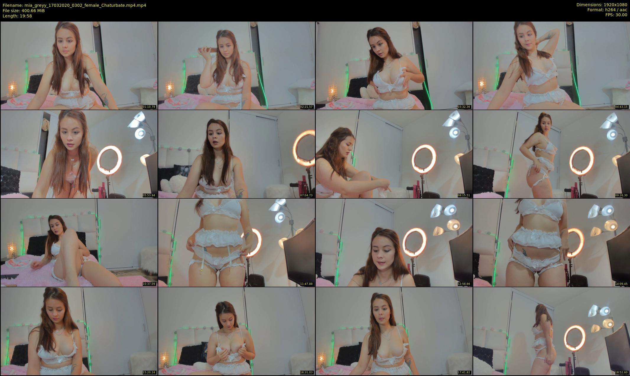 mia_greyy — 20 minute Chaturbate female cam show recording, 1080p, Mar 17, 2020