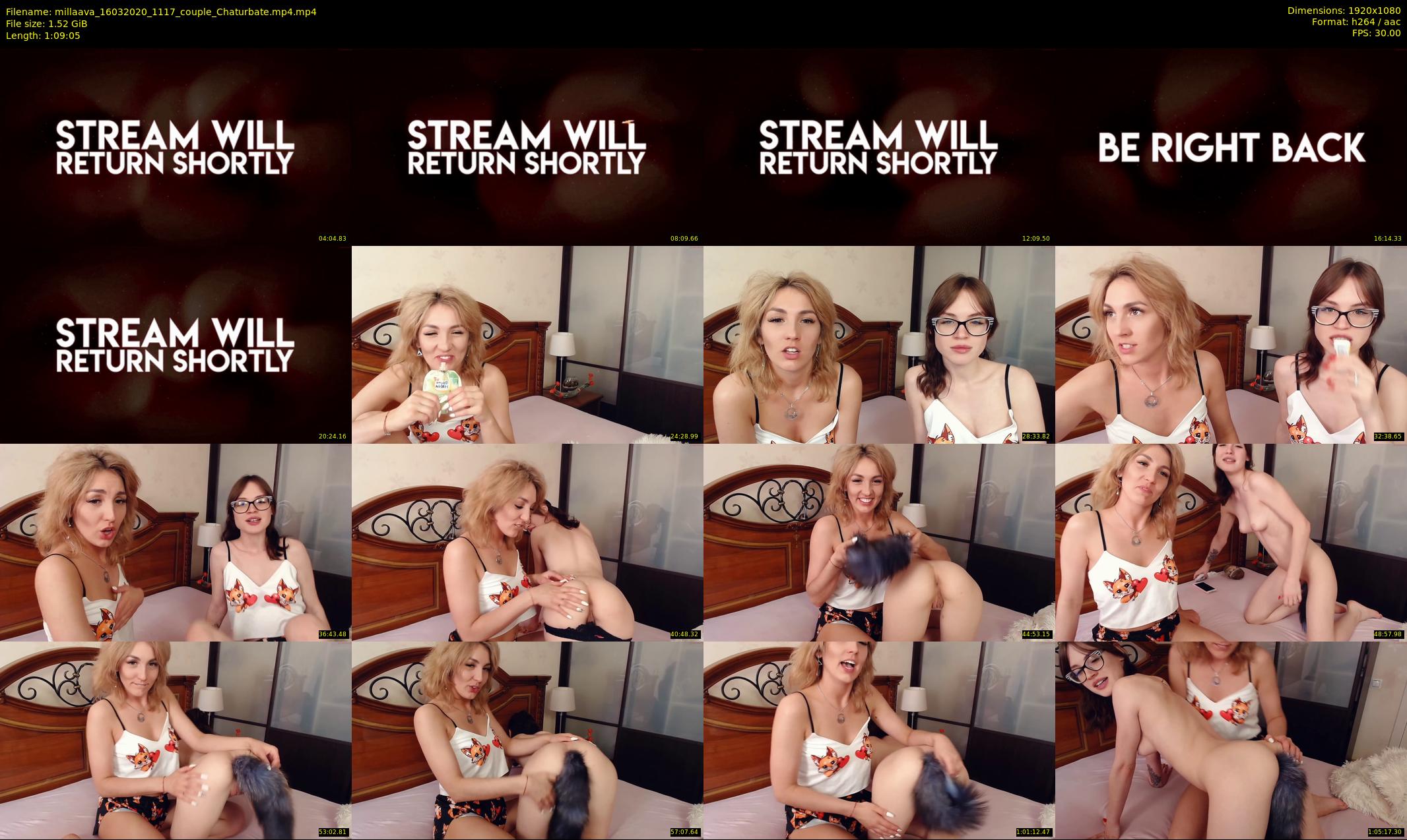 millaava — 70 minute Chaturbate female cam show recording, 1080p, Mar 16, 2020