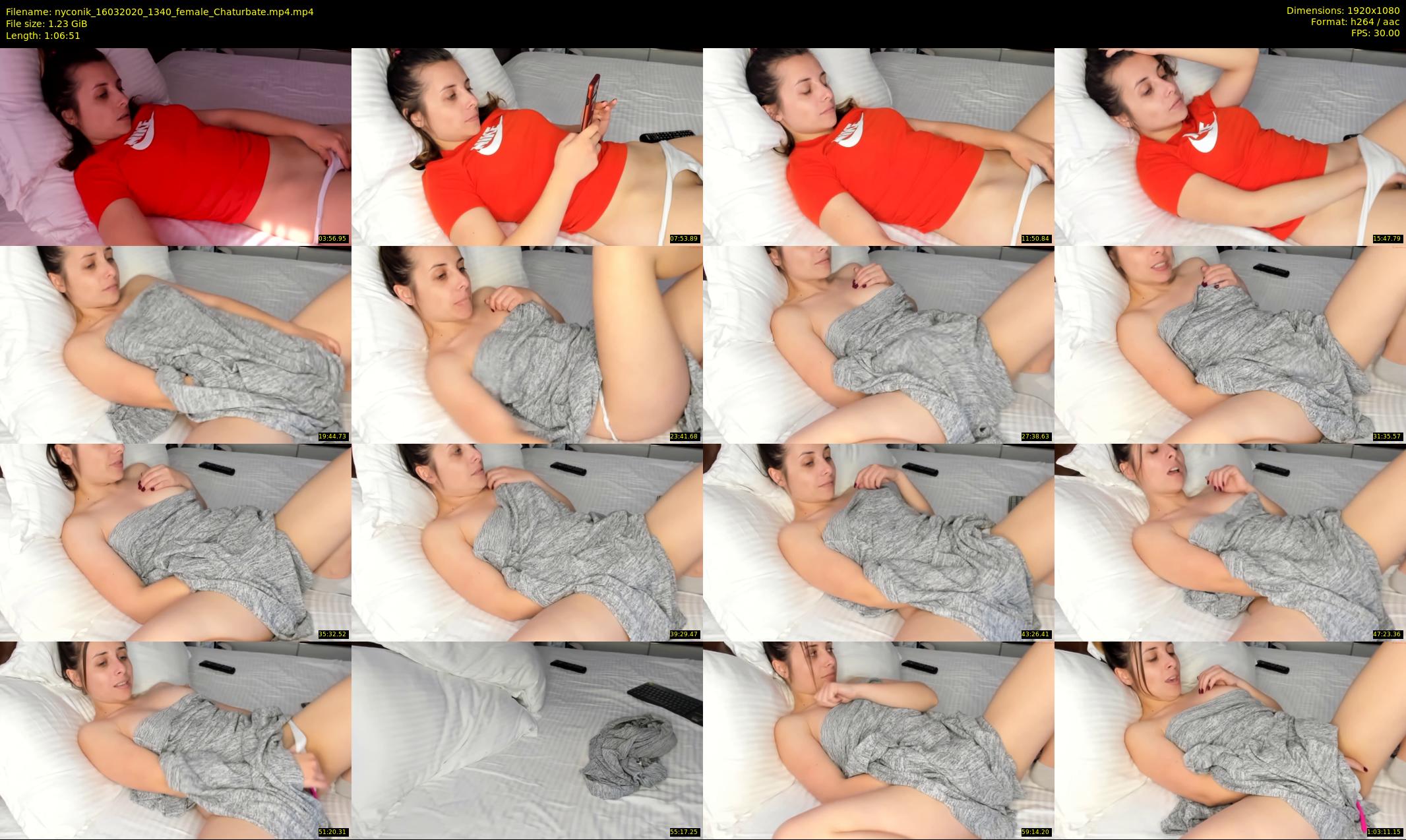 nyconik — 67 minute Chaturbate female cam show recording, 1080p, Mar 16, 2020