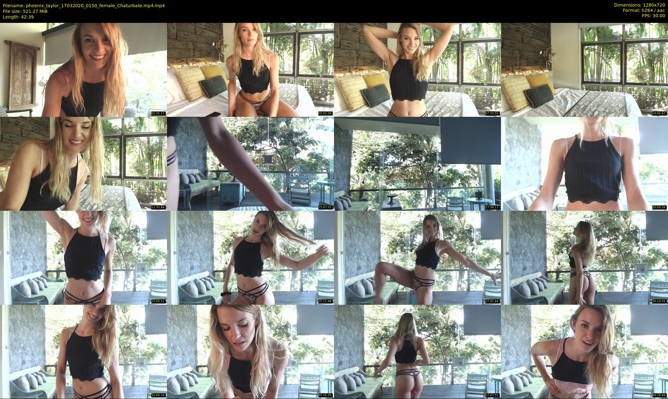 phoenix_taylor — 43 minute Chaturbate female cam show recording, 720p, Mar 17, 2020