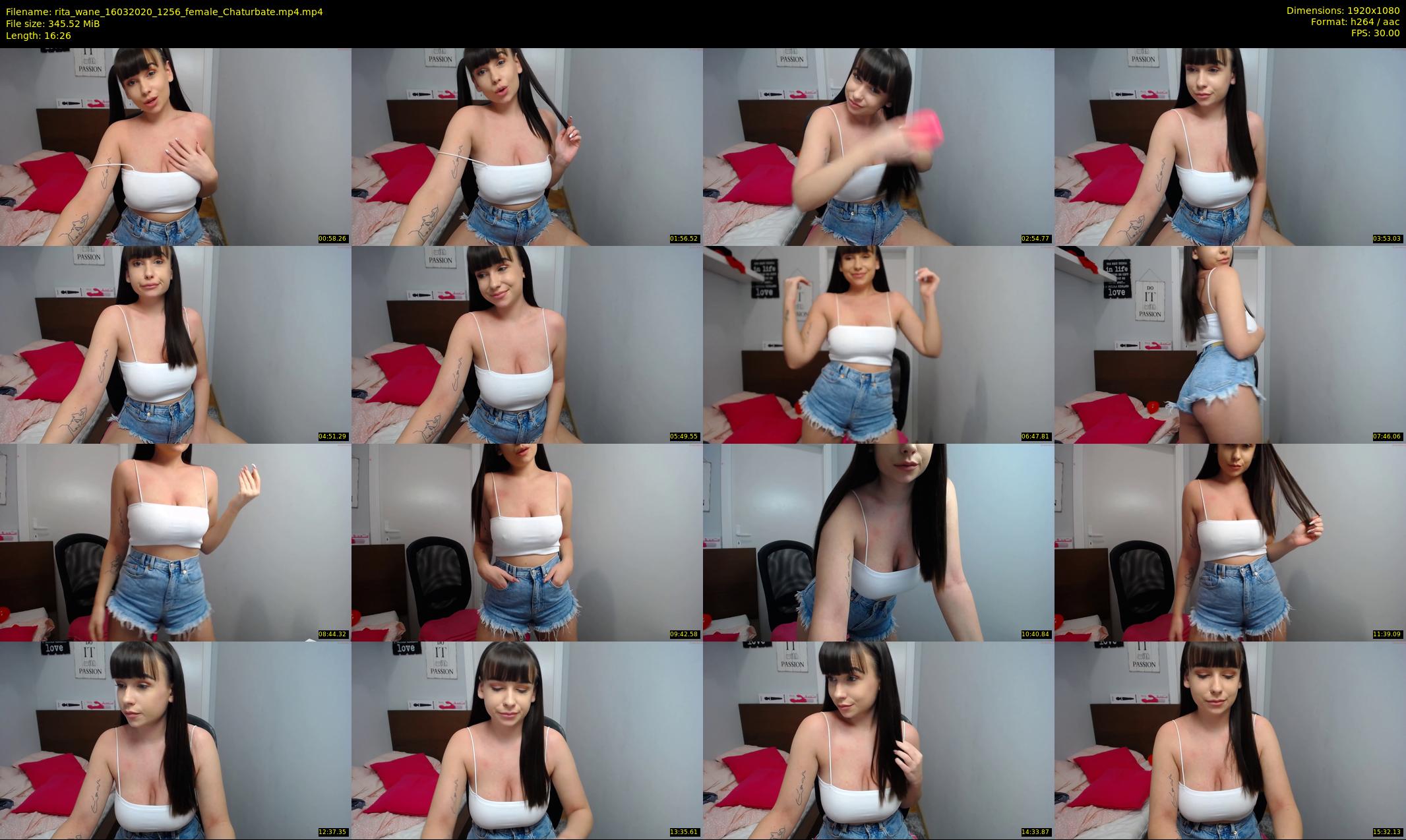 rita_wane — 17 minute Chaturbate female cam show recording, 1080p, Mar 16, 2020
