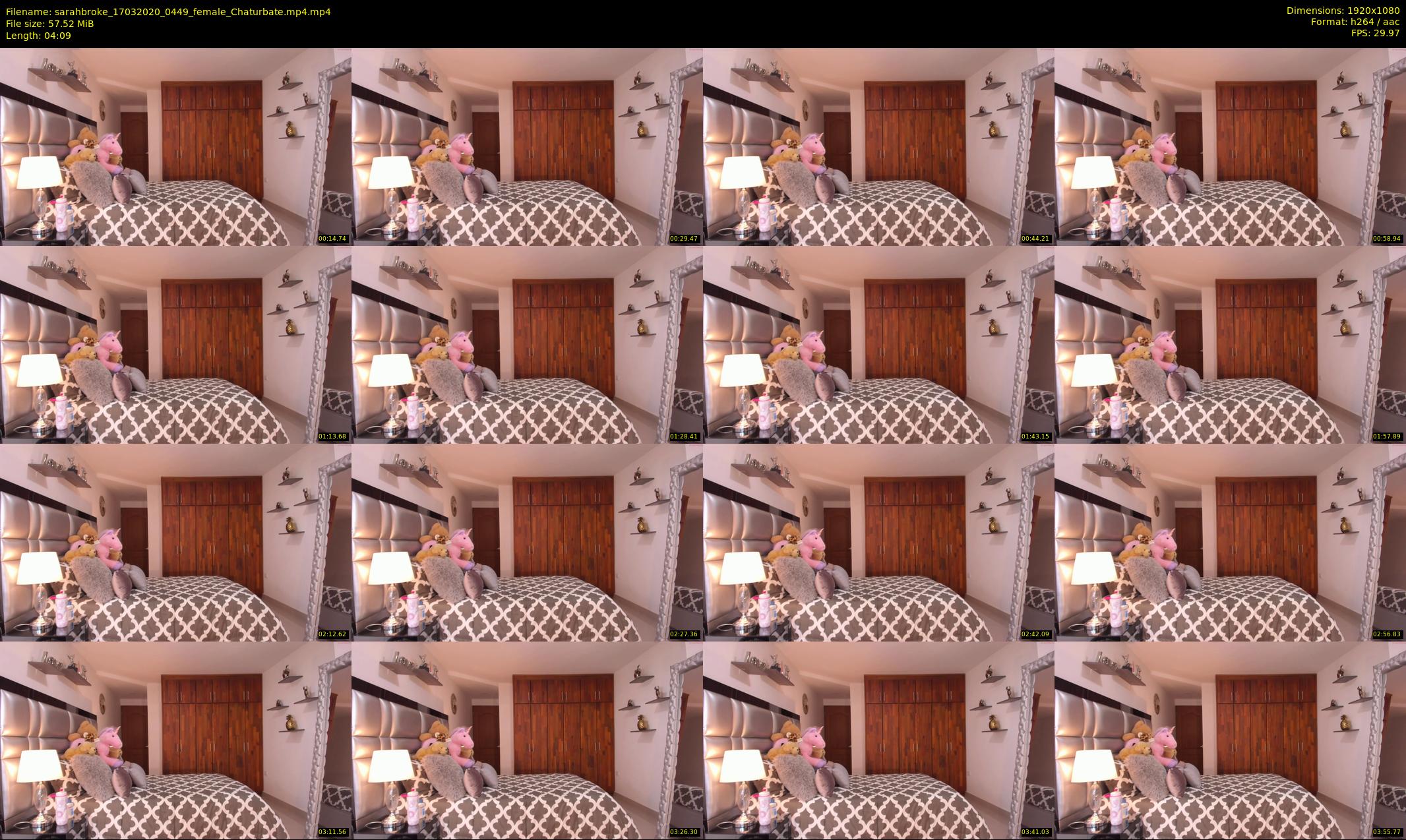 sarahbroke — 5 minute Chaturbate female cam show recording, 1080p, Mar 17, 2020