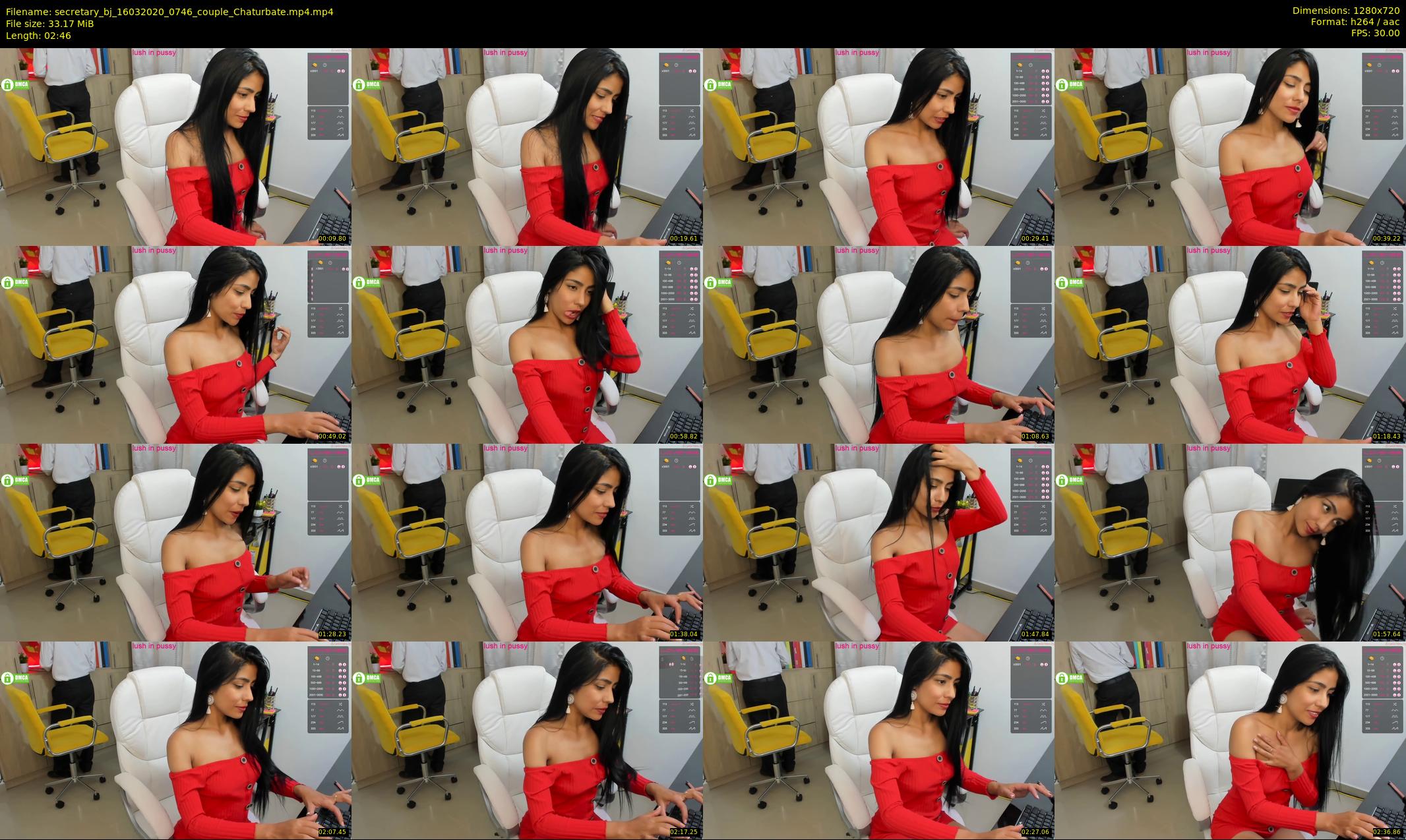 secretary_bj — 3 minute Chaturbate couple cam show recording, 720p, Mar 16, 2020