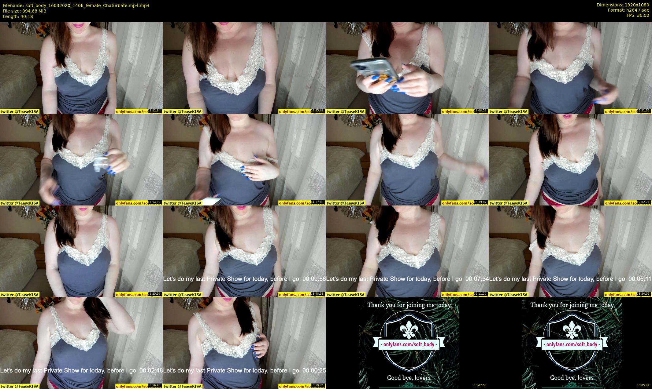 soft_body — 41 minute Chaturbate female cam show recording, 1080p, Mar 16, 2020