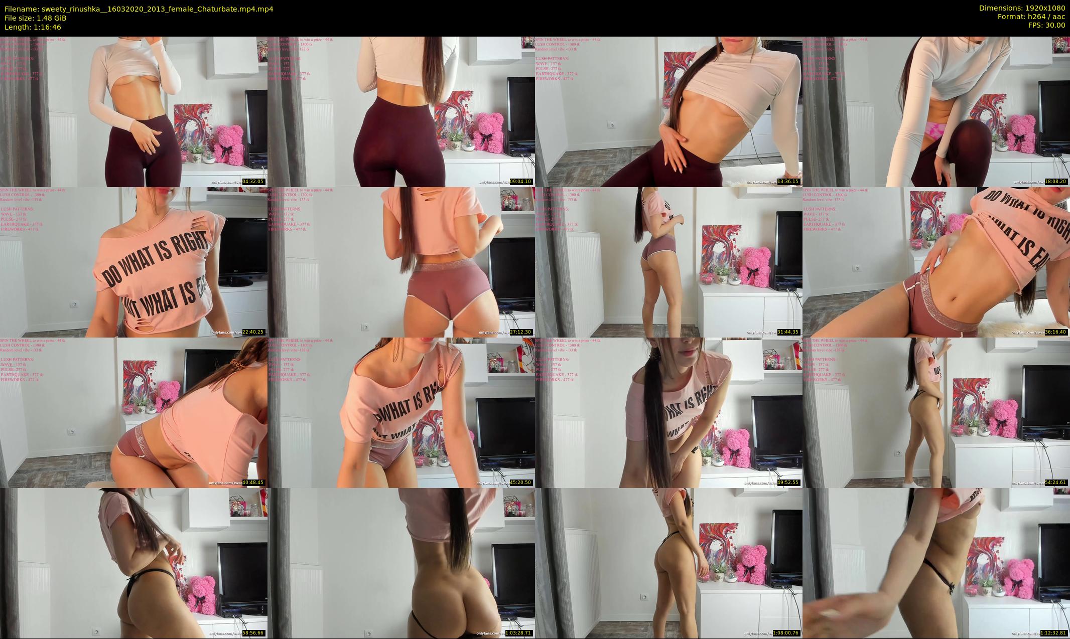 sweety_rinushka_ — 77 minute Chaturbate female cam show recording, 1080p, Mar 16, 2020