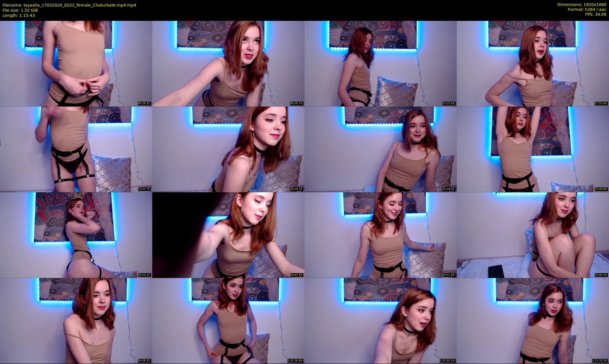 tayasha — 76 minute Chaturbate female cam show recording, 1080p, Mar 17, 2020