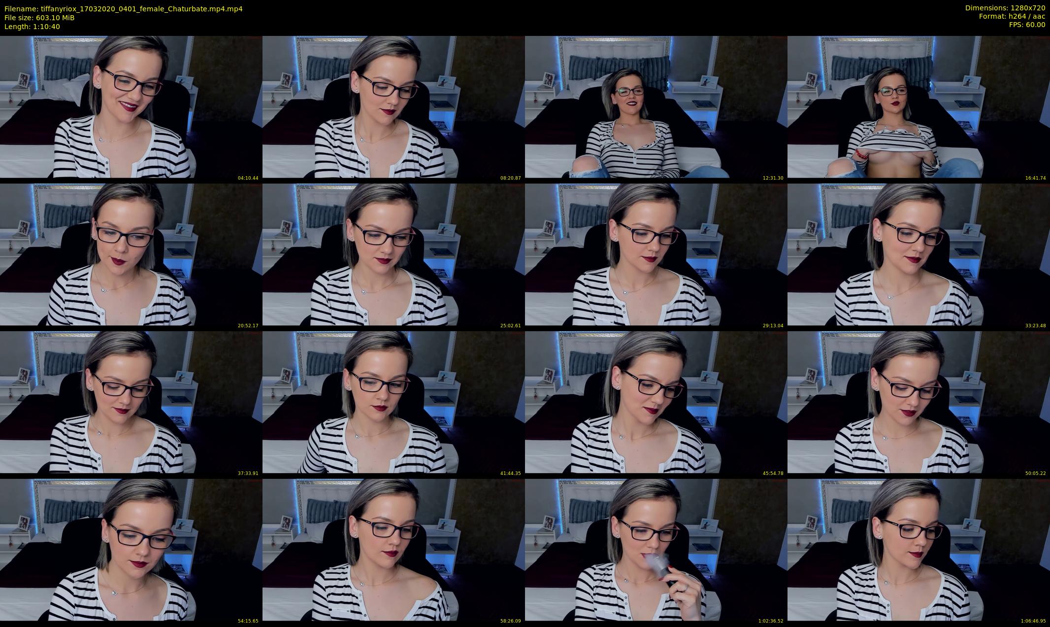 tiffanyriox — 71 minute Chaturbate female cam show recording, 720p, Mar 17, 2020
