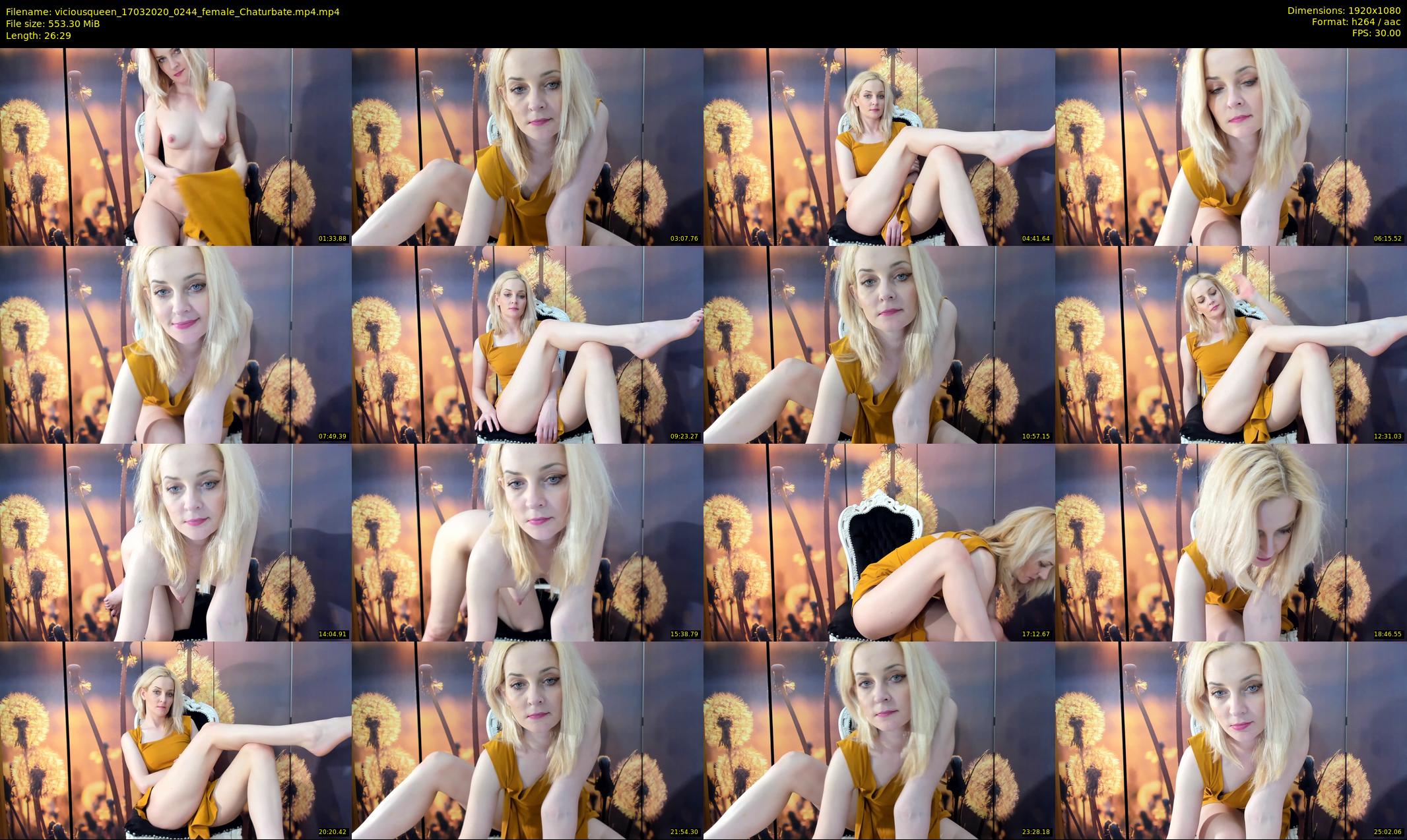 viciousqueen — 27 minute Chaturbate female cam show recording, 1080p, Mar 17, 2020