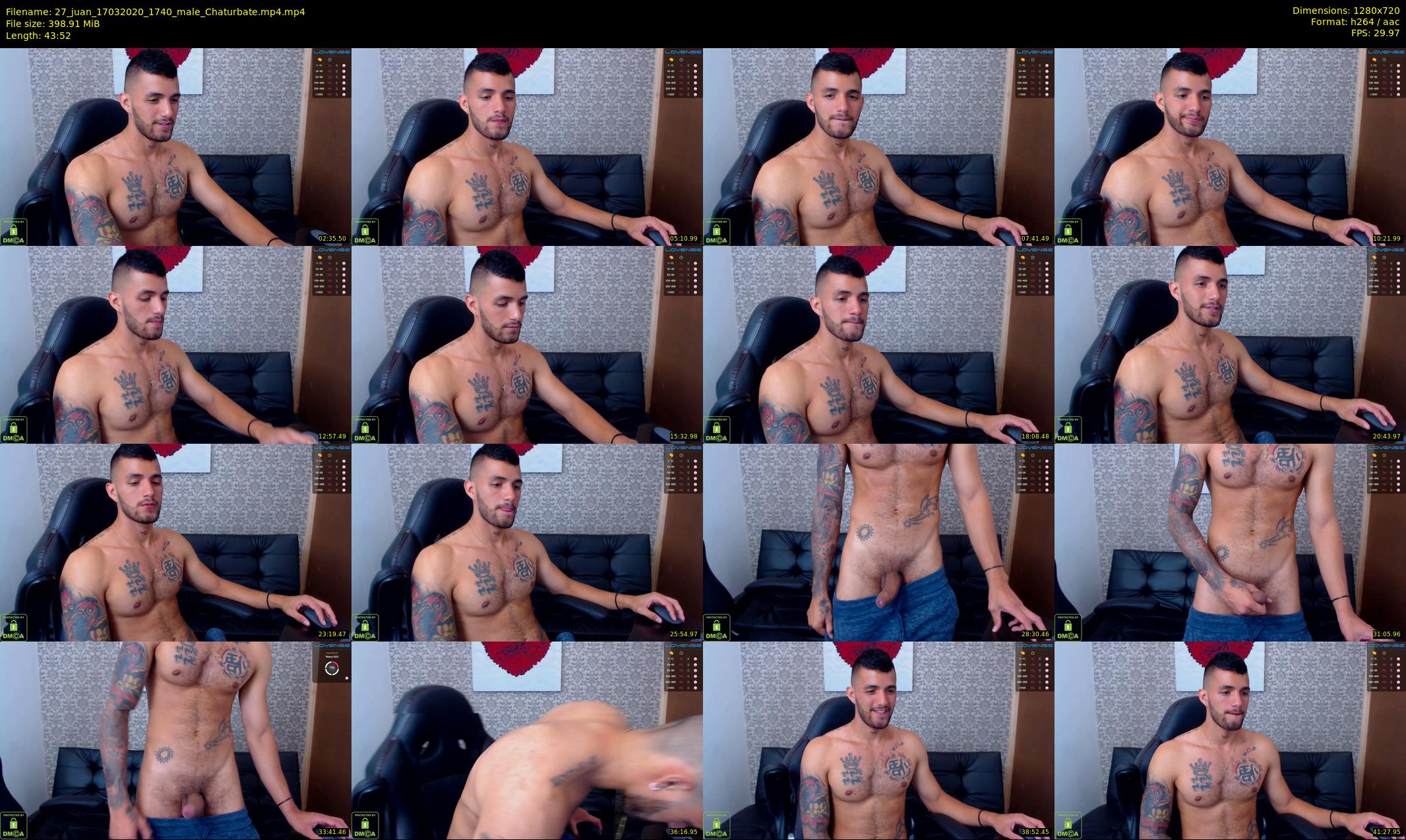 27_juan — 44 minute Chaturbate male cam show recording, 720p, Mar 17, 2020