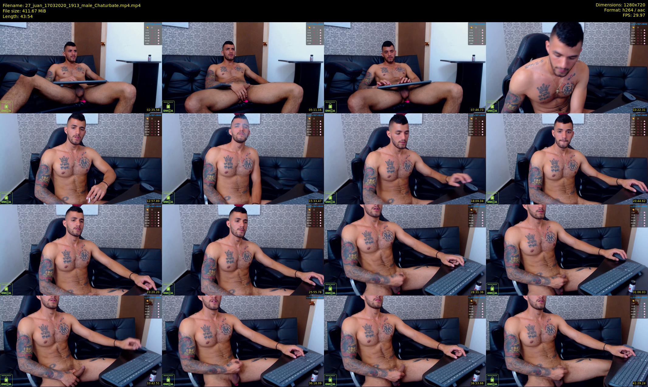 27_juan — 44 minute Chaturbate male cam show recording, 720p, Mar 17, 2020