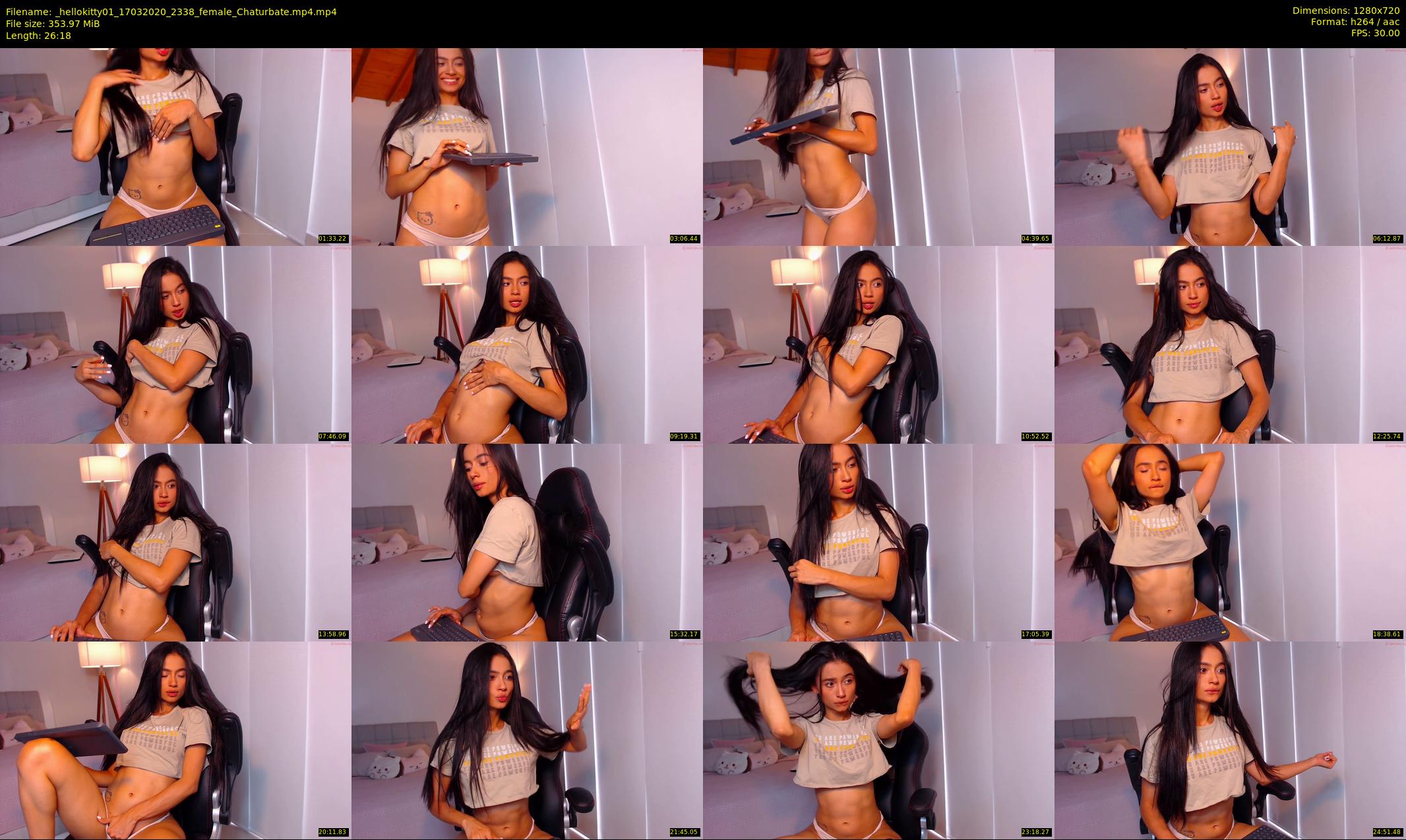 _hellokitty01 — 27 minute Chaturbate female cam show recording, 720p, Mar 17, 2020