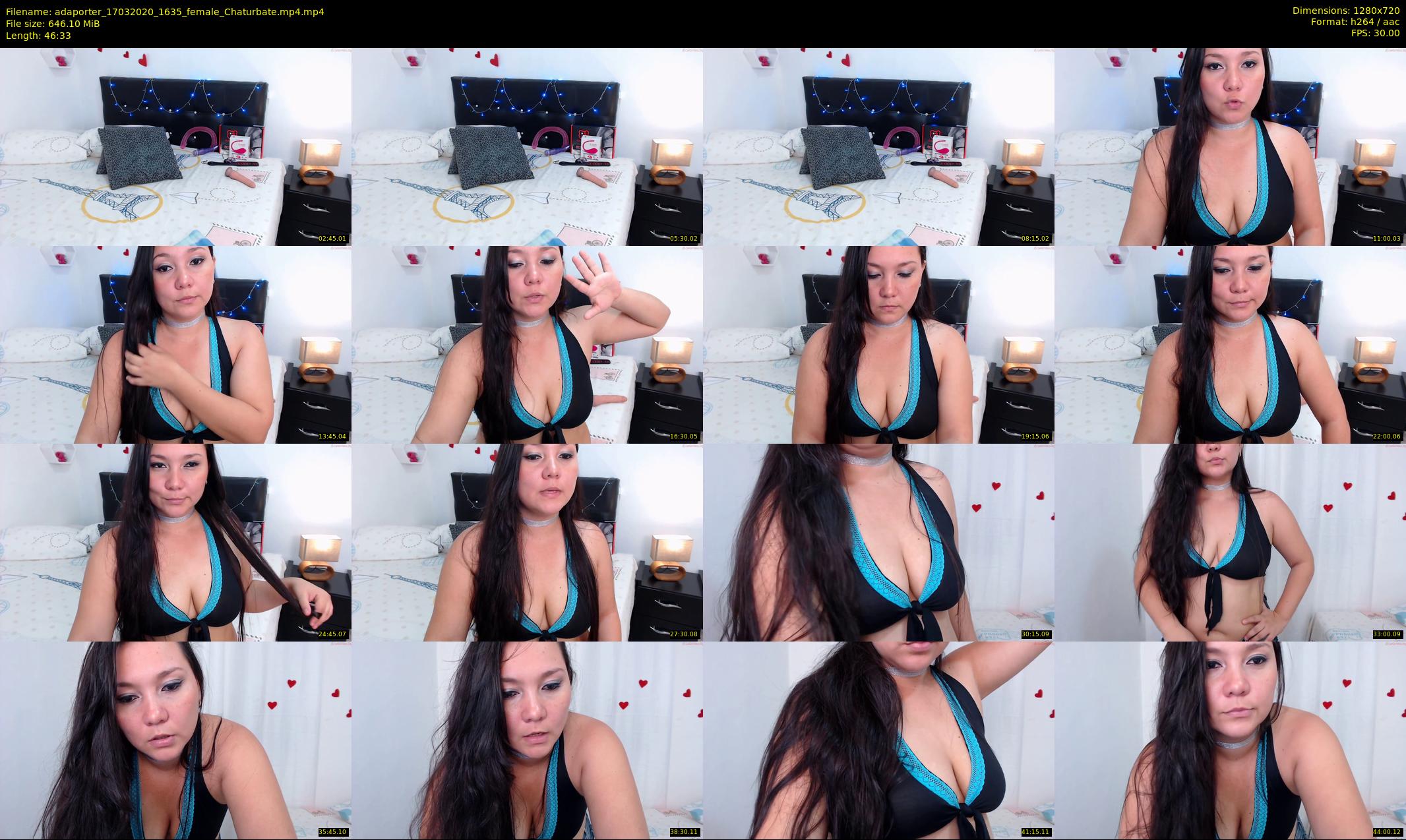 adaporter — 47 minute Chaturbate female cam show recording, 720p, Mar 17, 2020