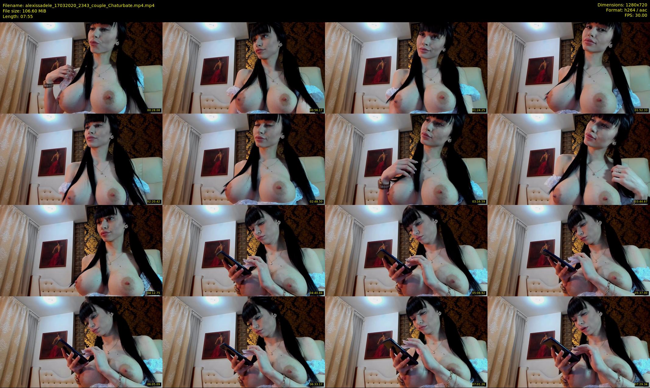 alexissadele — 8 minute Chaturbate female cam show recording, 720p, Mar 17, 2020