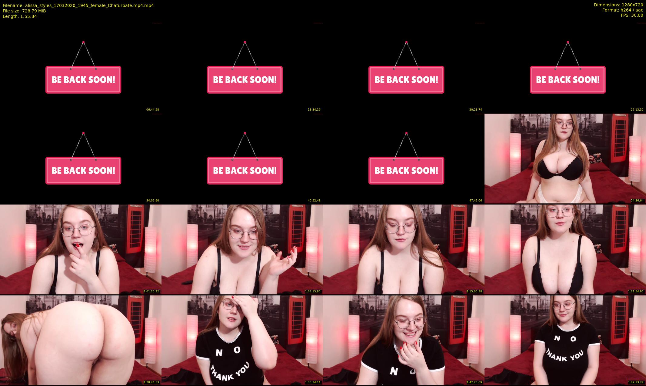 alissa_styles — 116 minute Chaturbate female cam show recording, 720p, Mar 17, 2020