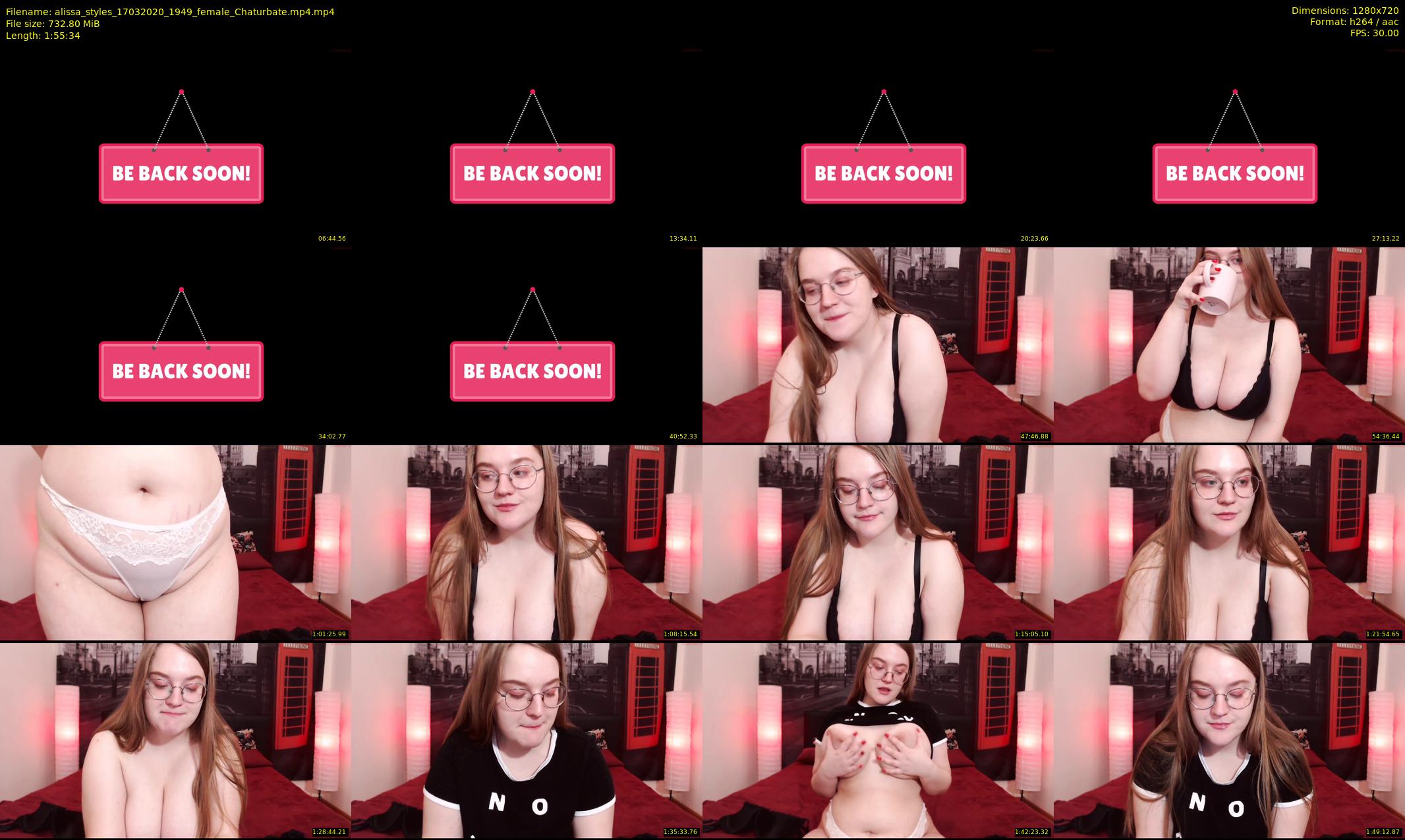 alissa_styles — 116 minute Chaturbate female cam show recording, 720p, Mar 17, 2020
