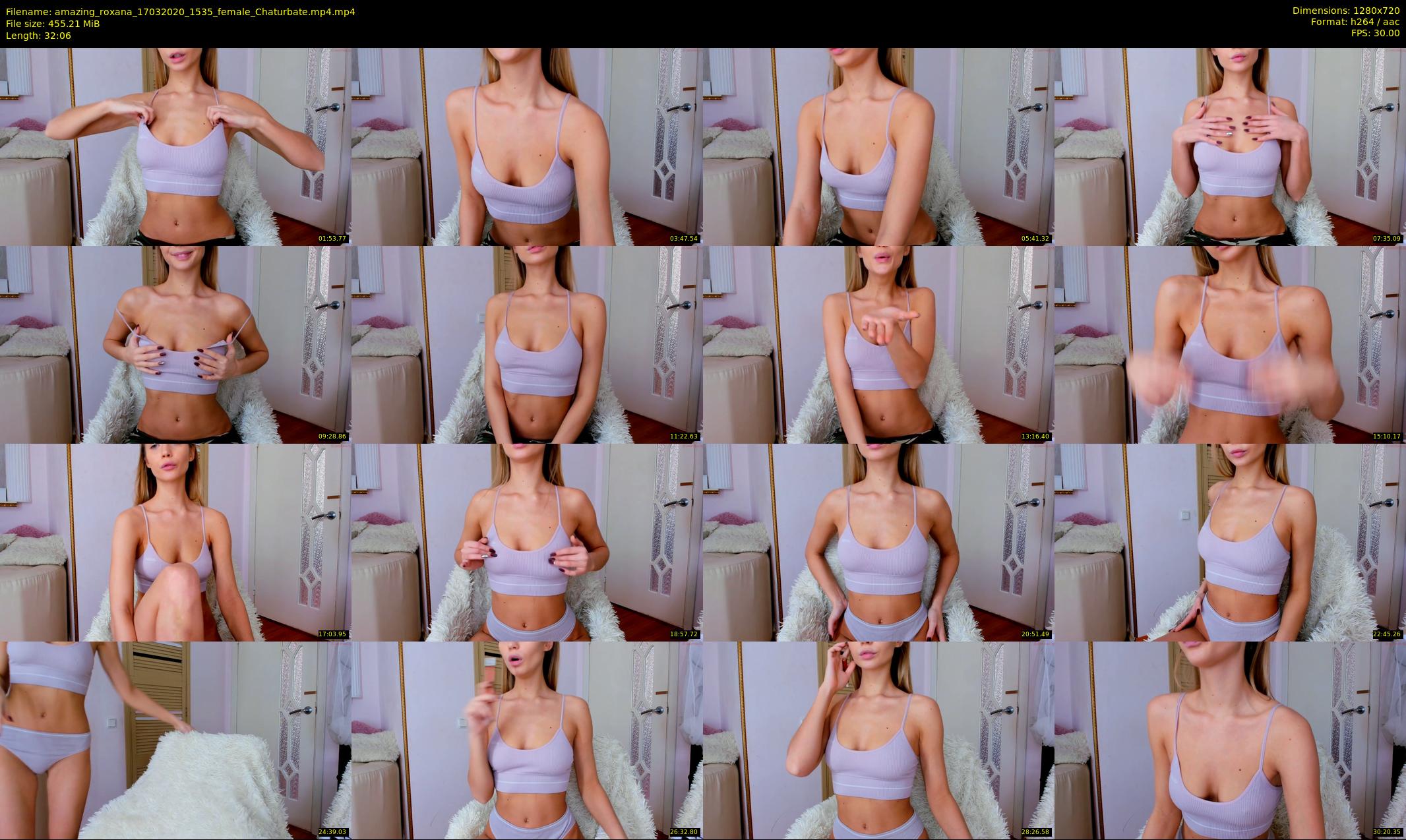 amazing_roxana — 33 minute Chaturbate female cam show recording, 720p, Mar 17, 2020