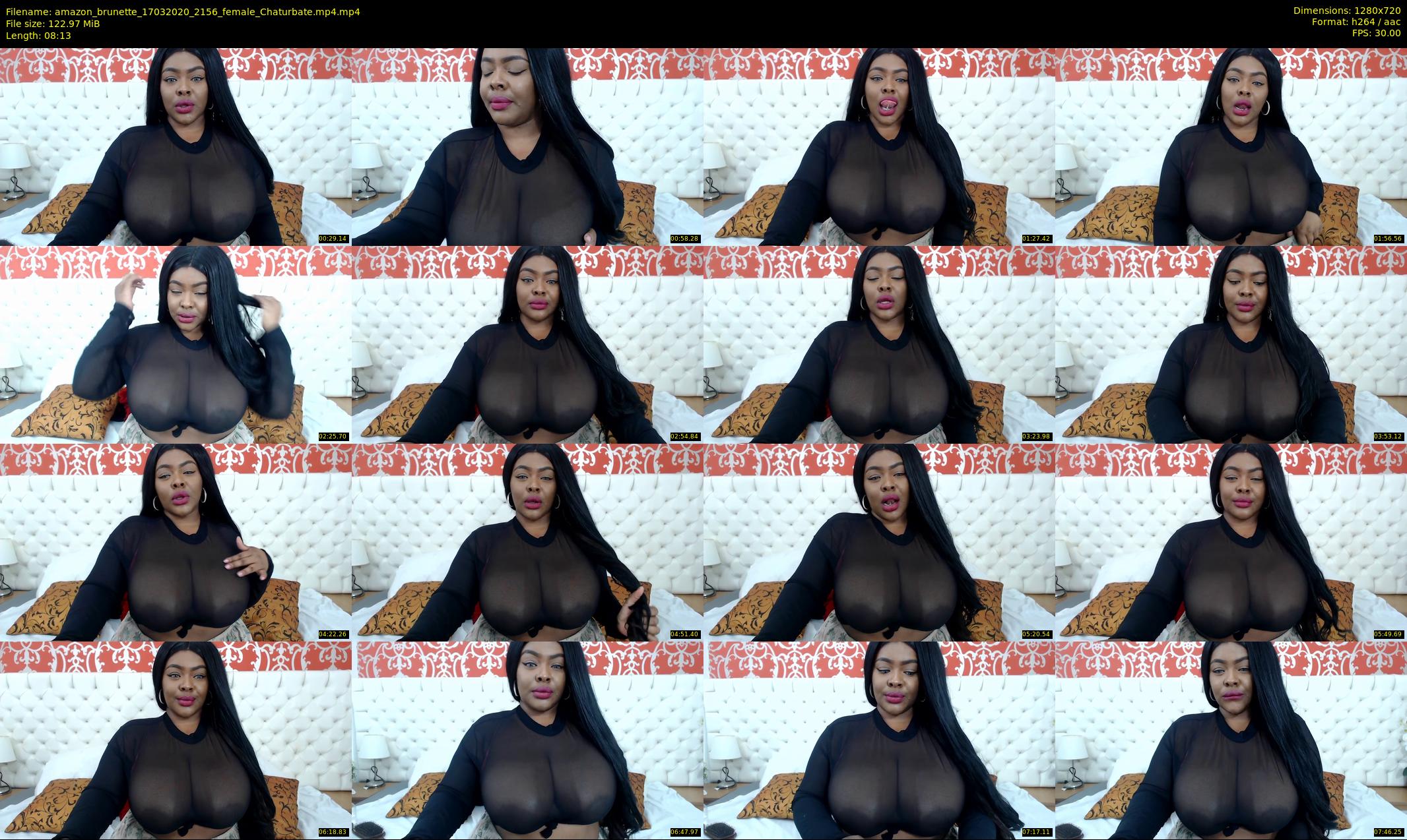 amazon_brunette — 9 minute Chaturbate female cam show recording, 720p, Mar 17, 2020
