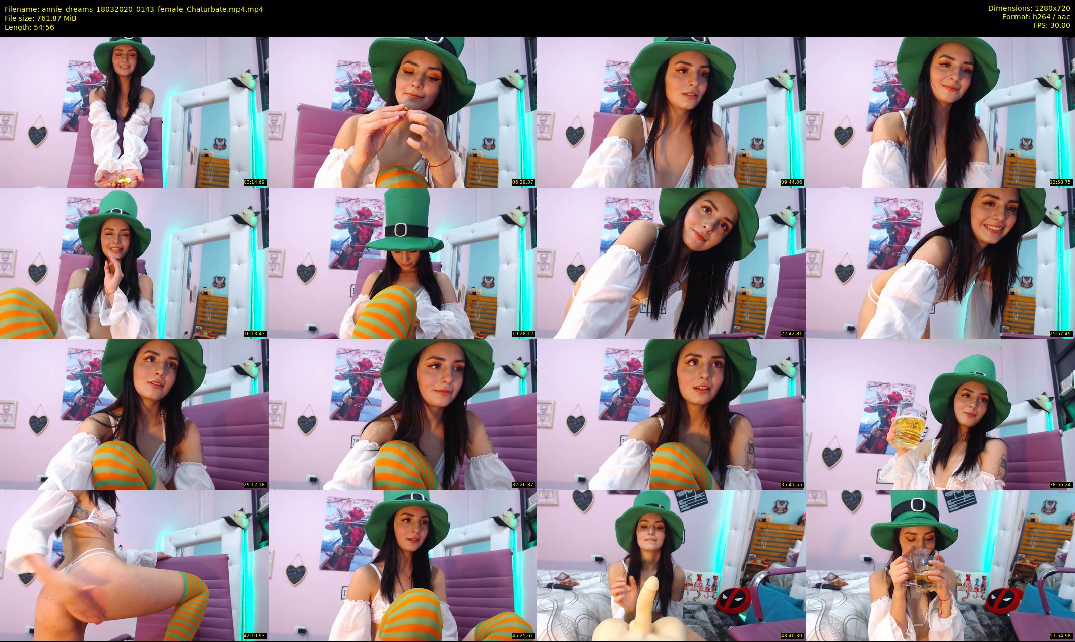 annie_dreams — 55 minute Chaturbate female cam show recording, 720p, Mar 18, 2020