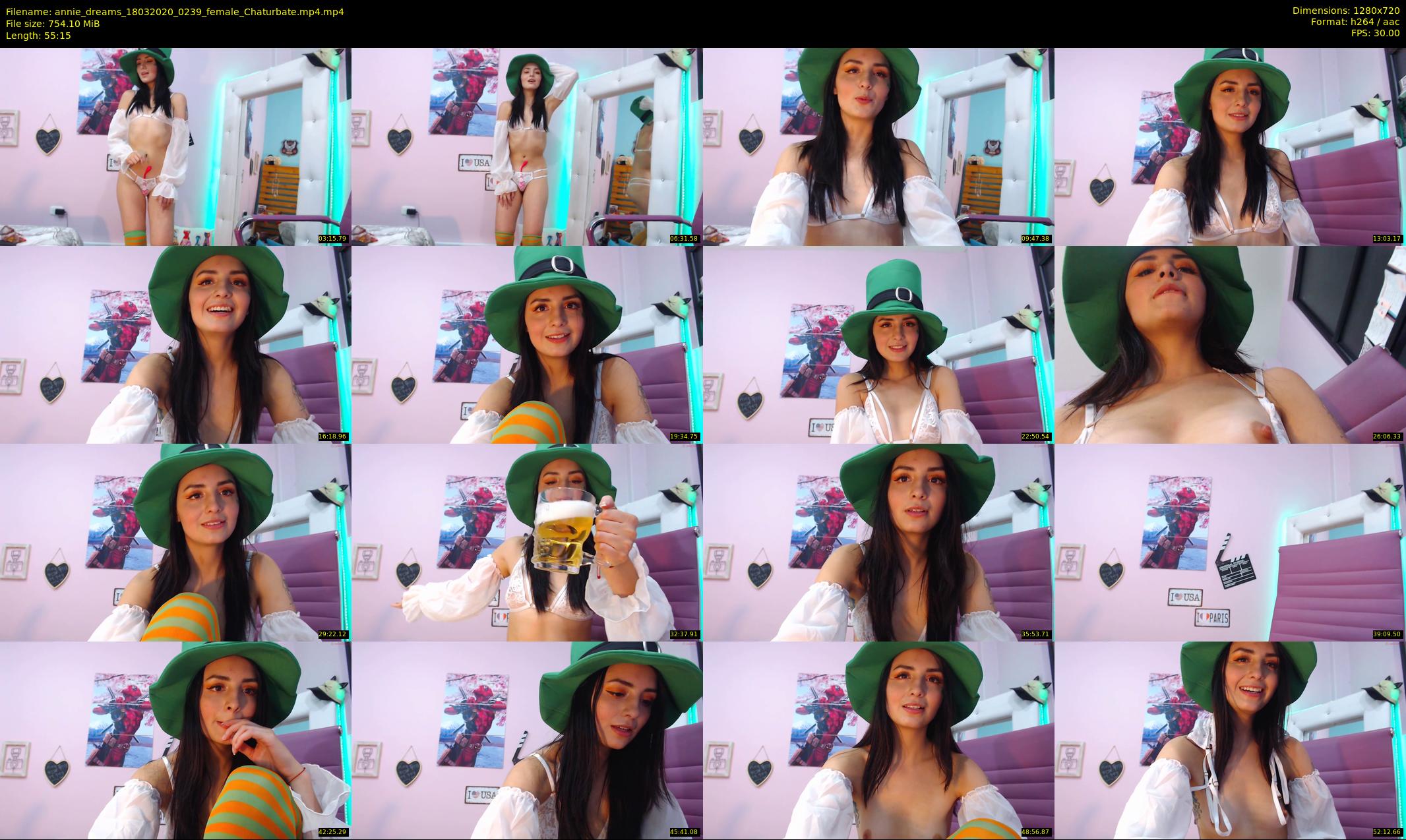 annie_dreams — 56 minute Chaturbate female cam show recording, 720p, Mar 18, 2020