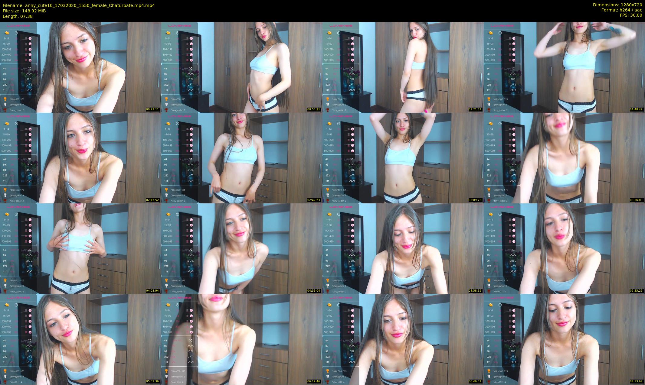 anny_cute10 — 8 minute Chaturbate female cam show recording, 720p, Mar 17, 2020