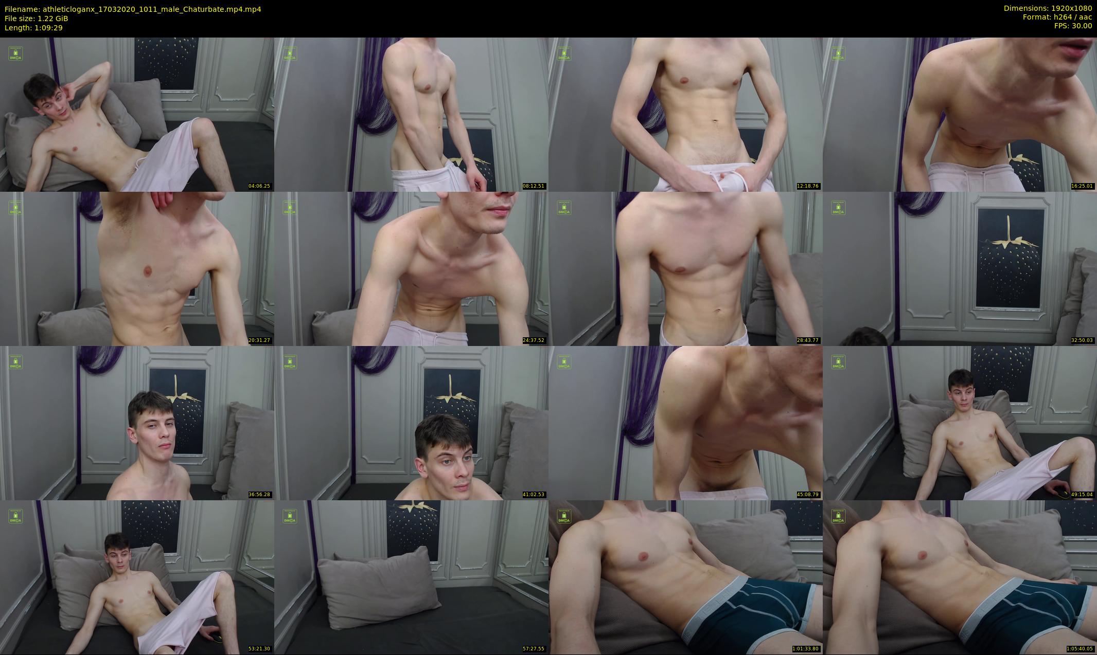 athleticloganx — 70 minute Chaturbate male cam show recording, 1080p, Mar 17, 2020