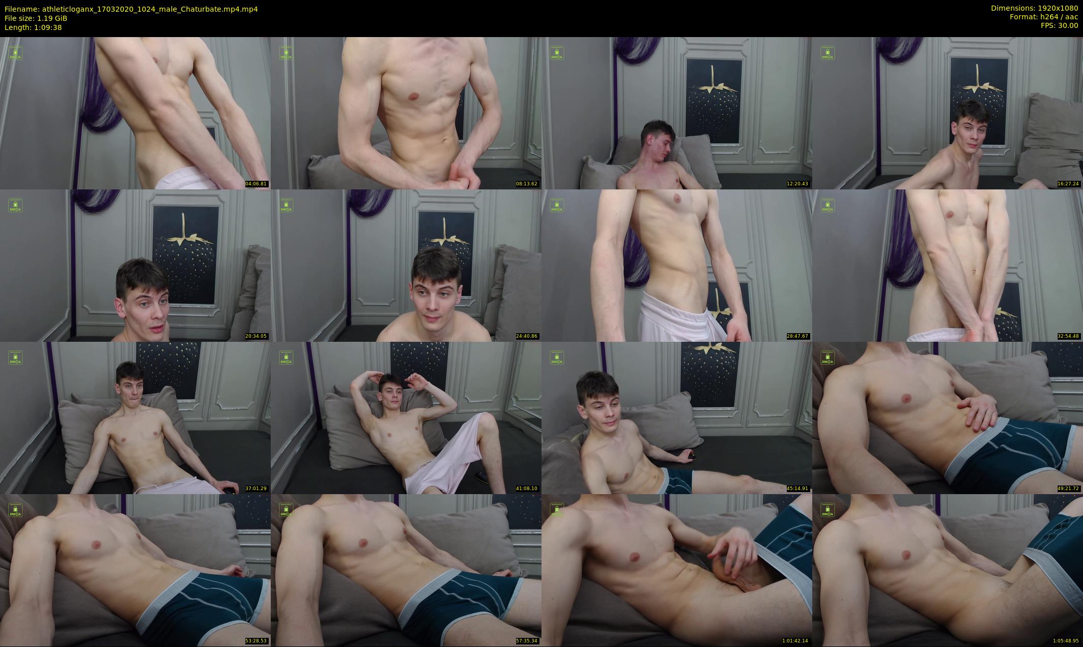 athleticloganx — 70 minute Chaturbate male cam show recording, 1080p, Mar 17, 2020