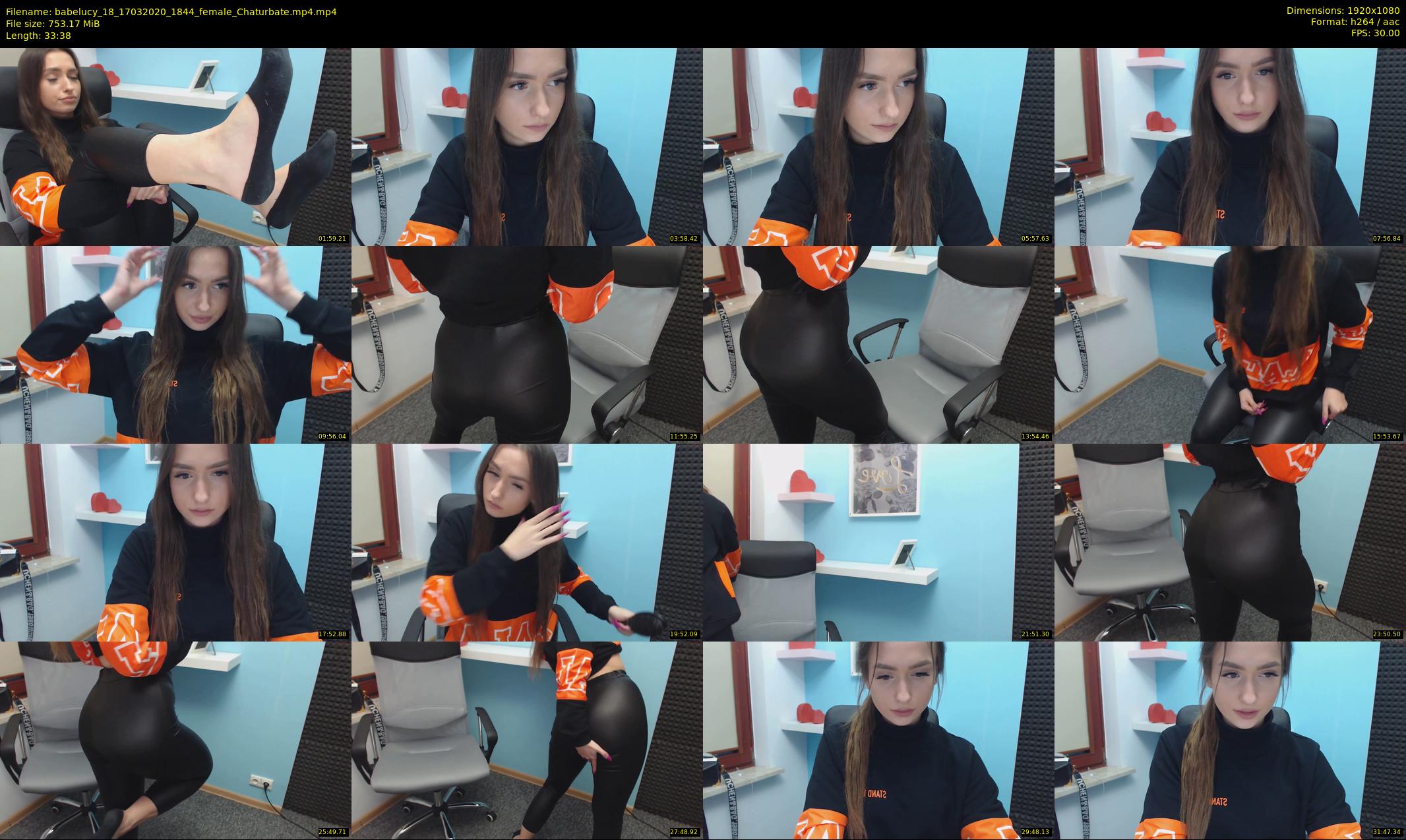 babelucy_18 — 34 minute Chaturbate female cam show recording, 1080p, Mar 17, 2020