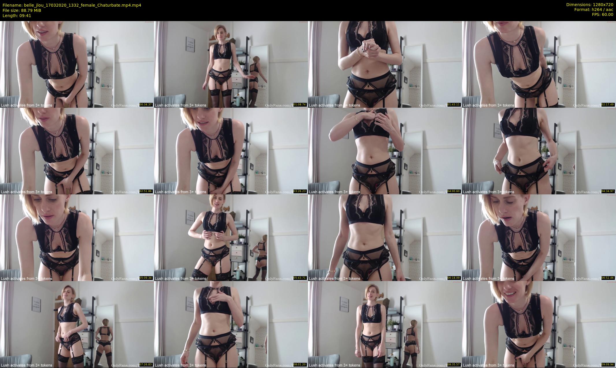 belle_jlou — 10 minute Chaturbate female cam show recording, 720p, Mar 17, 2020