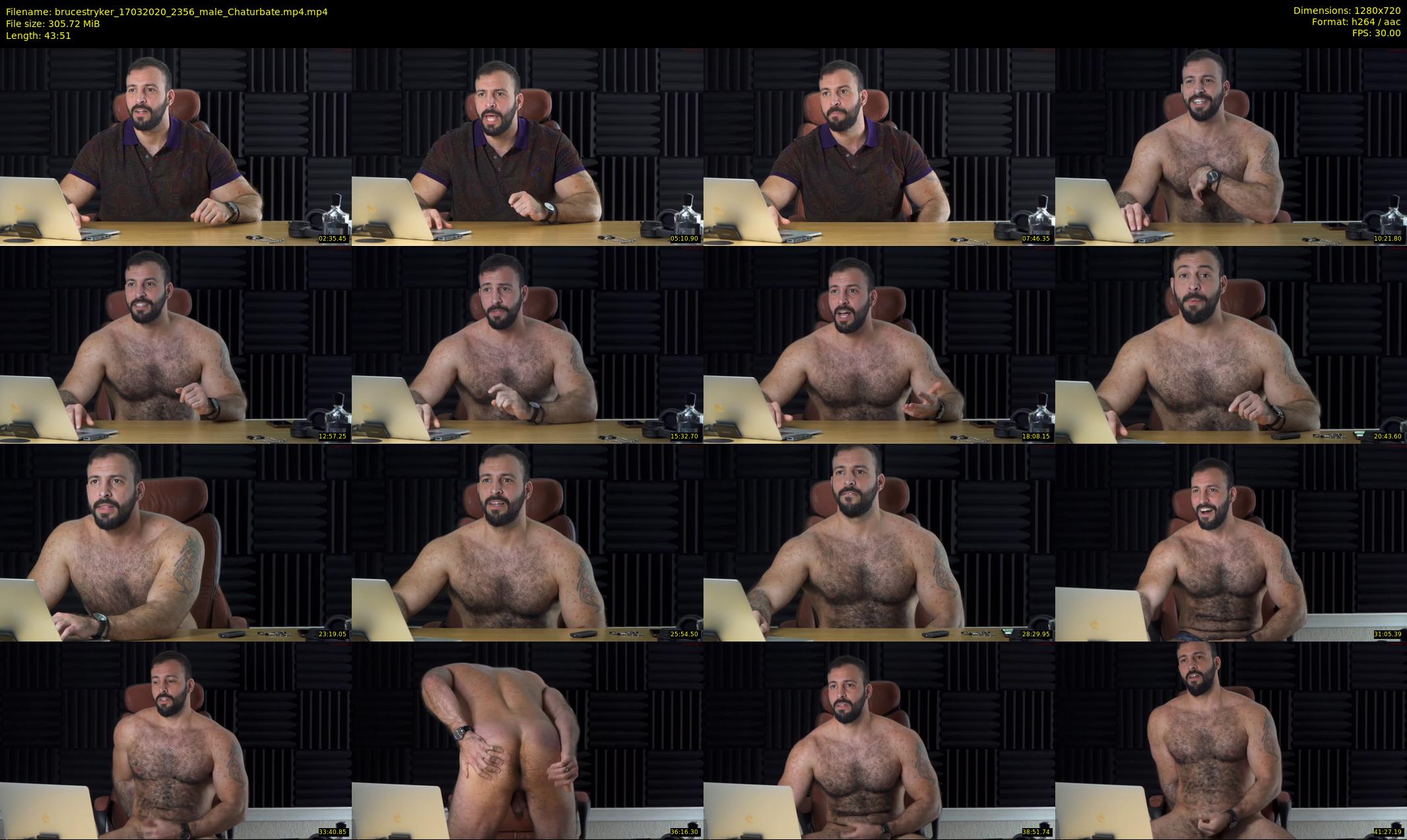 brucestryker — 44 minute Chaturbate male cam show recording, 720p, Mar 17, 2020