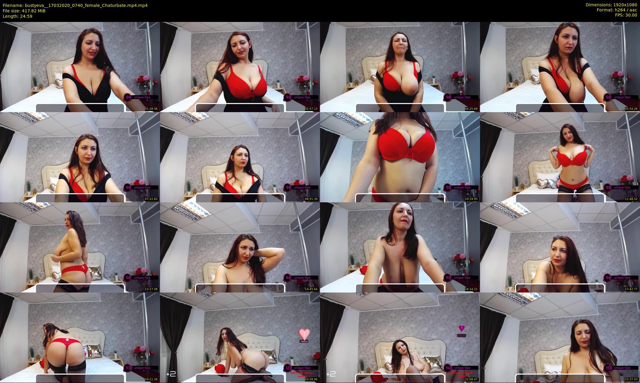 bustyeva_ — 25 minute Chaturbate female cam show recording, 1080p, Mar 17, 2020